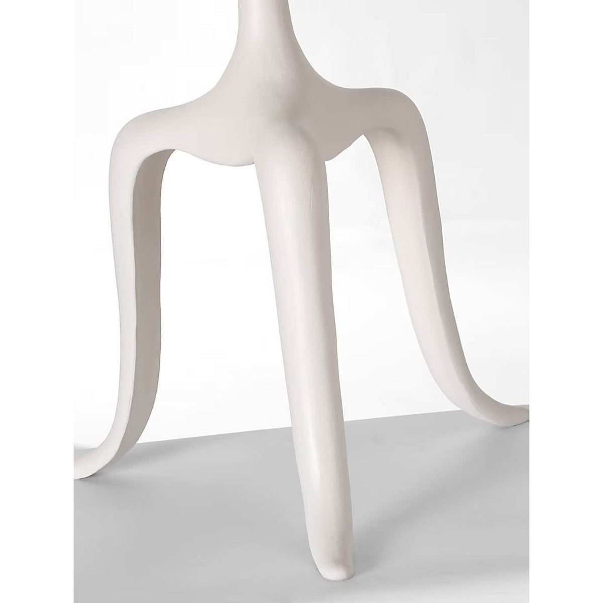 AERIN Mathilde 59" Floor Lamp in Plaster White with Linen Shade W16.75" x H59"