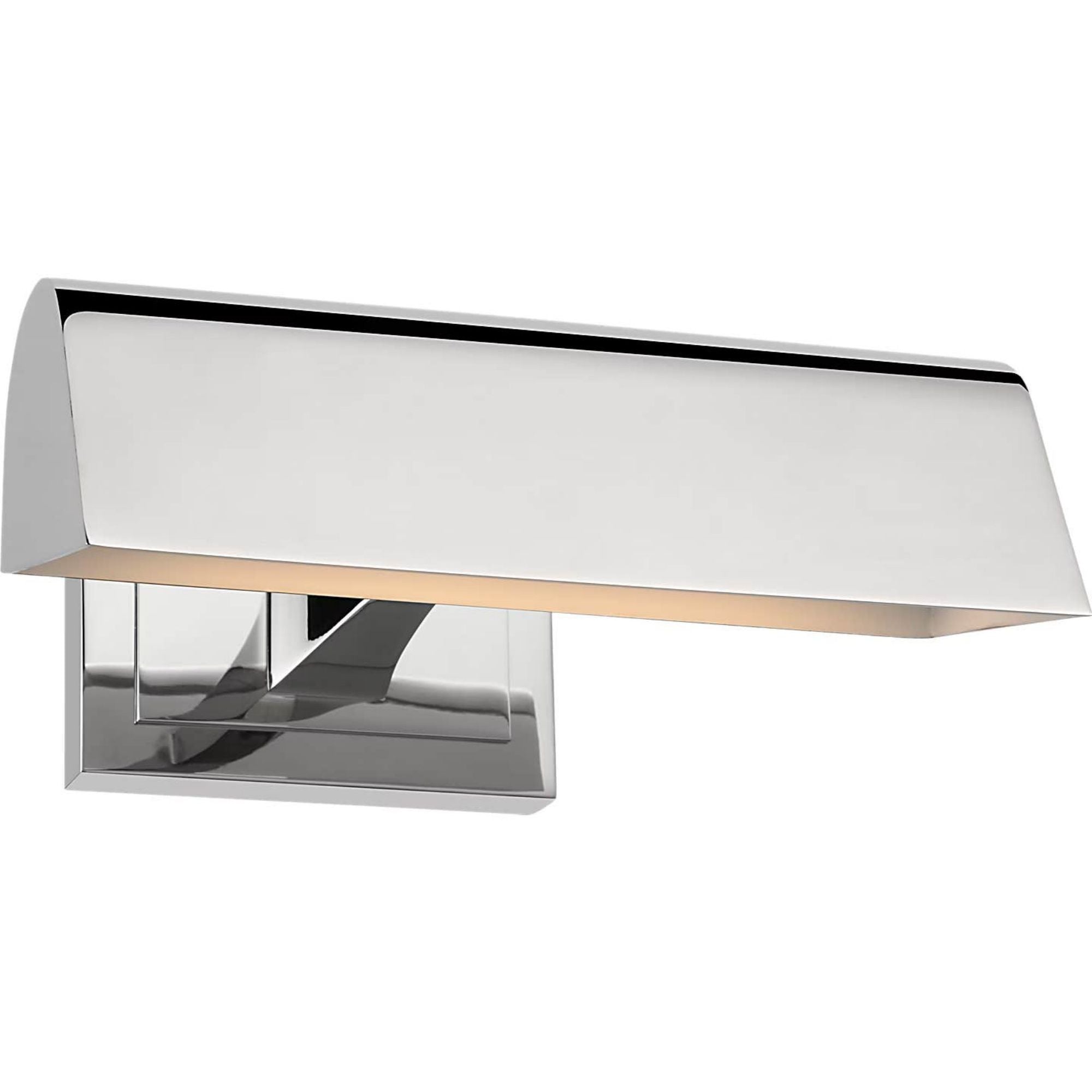 AERIN Edric 8" Picture Light in Polished Nickel W8" x H2.75" x E8.25"