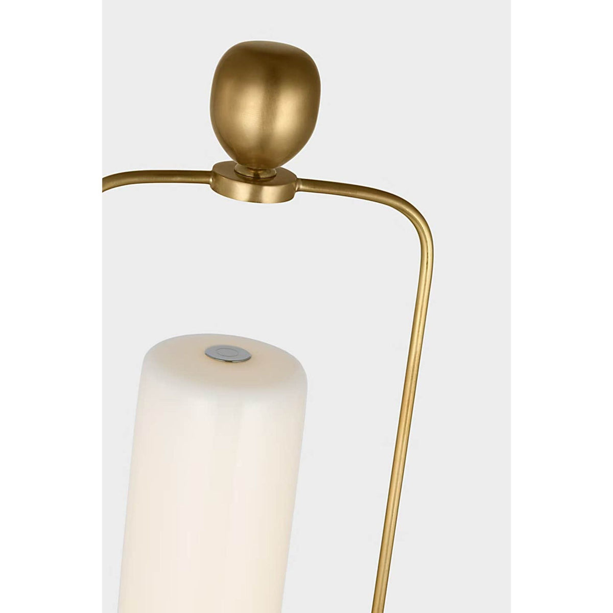 AERIN Adria 25" Cordless Table Lamp in Plaster White with Linen Shade W15.25" x H25.25"