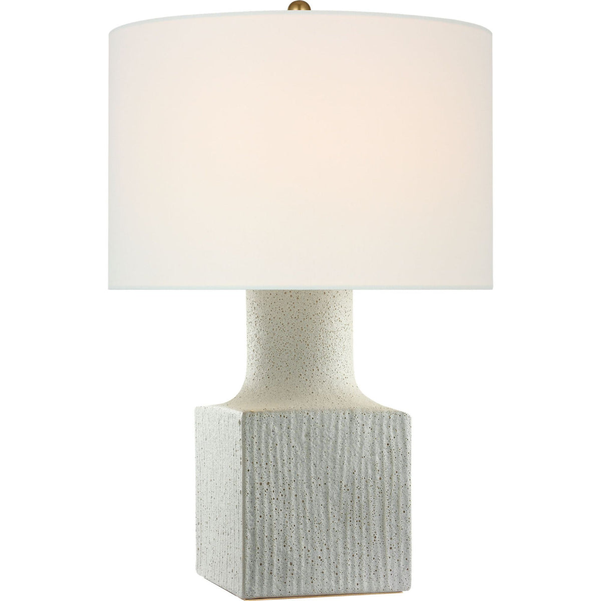 AERIN Aviva 24" Table Lamp in Volcanic Ivory with Linen Shade W16.5" x H24"