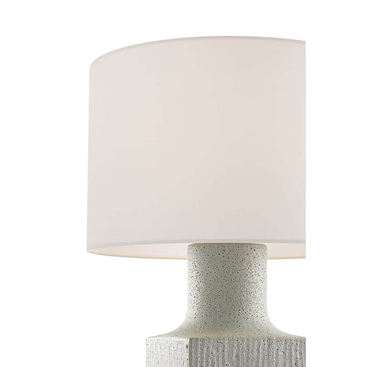 AERIN Aviva 24" Table Lamp in Volcanic Ivory with Linen Shade W16.5" x H24"