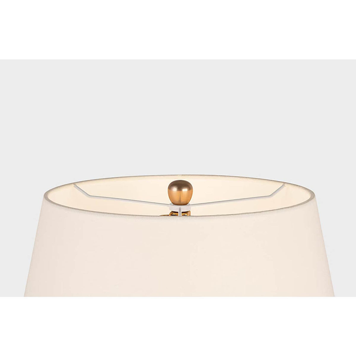 AERIN Rocco 27" Table Lamp in Black with Linen Shade W17" x H27.25"