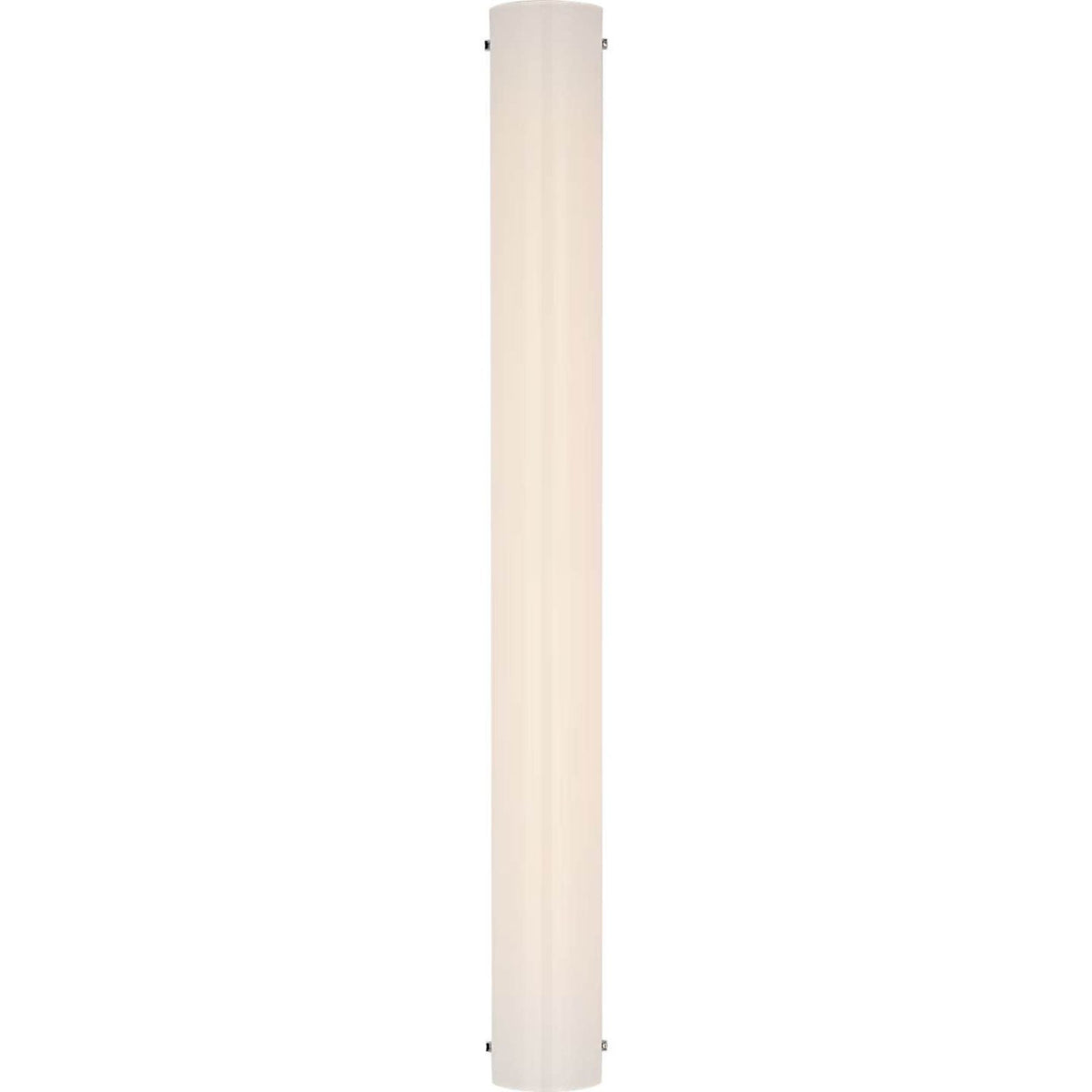 Barbara Barry Penhold 30" Bath Light in Polished Nickel with White Glass W3.25" x H30" x E3.25"