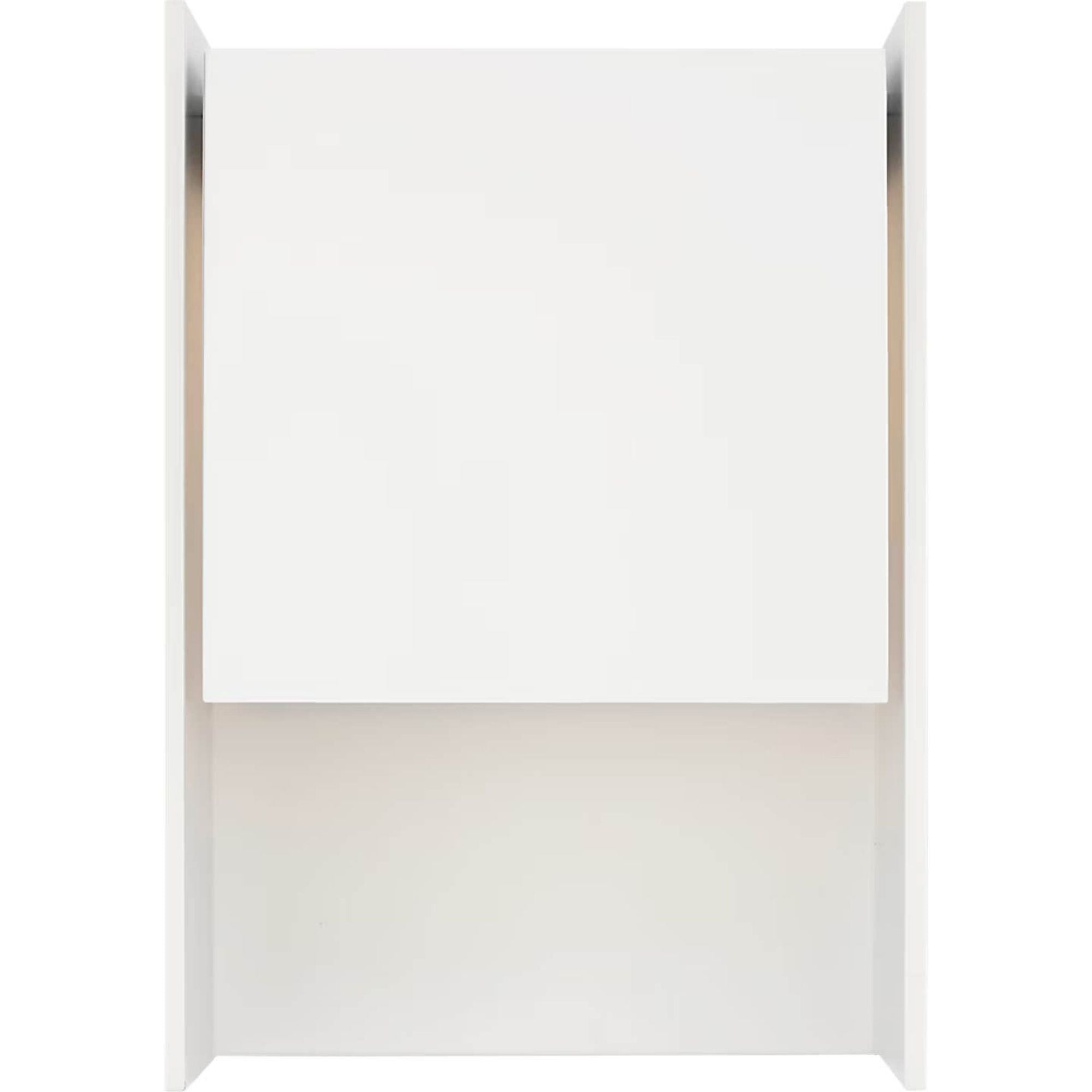 Barbara Barry Align 11" Shielded Wall Light in Plaster White W7.75" x H11" x E4.75"