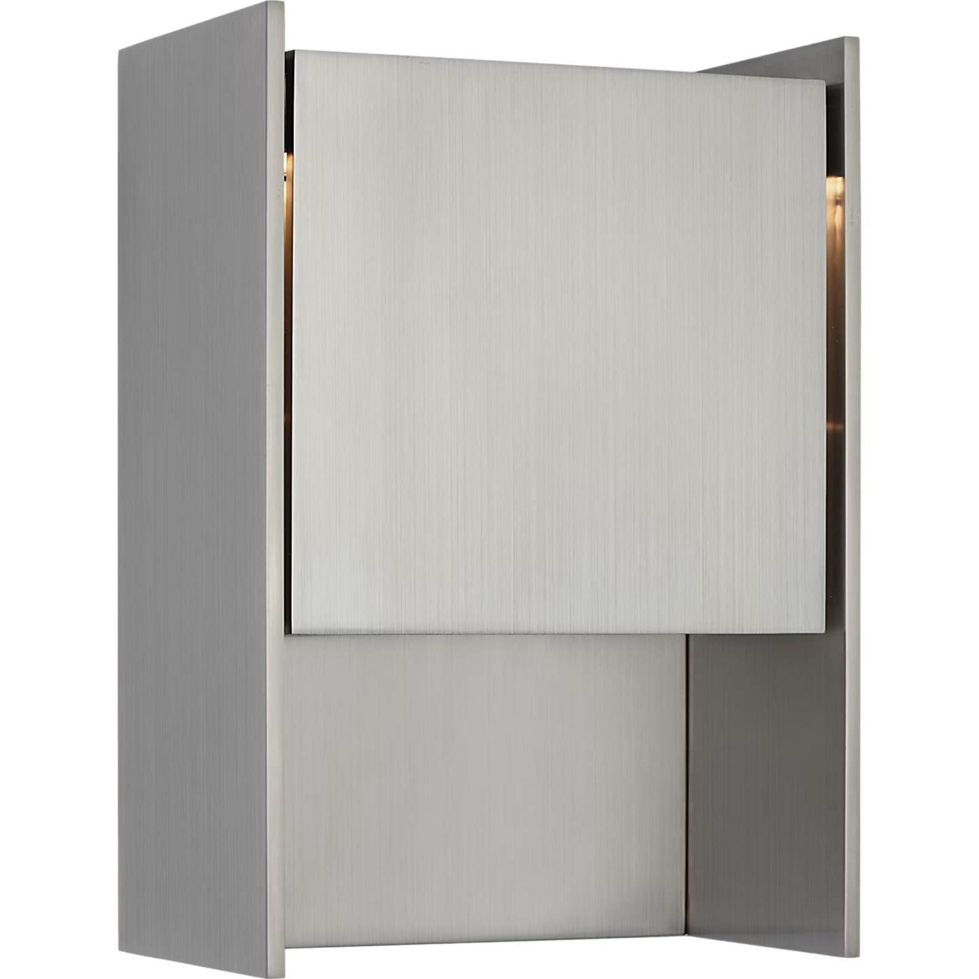 Barbara Barry Align 11" Shielded Wall Light in Stainless Steel W7.75" x H11" x E4.75"