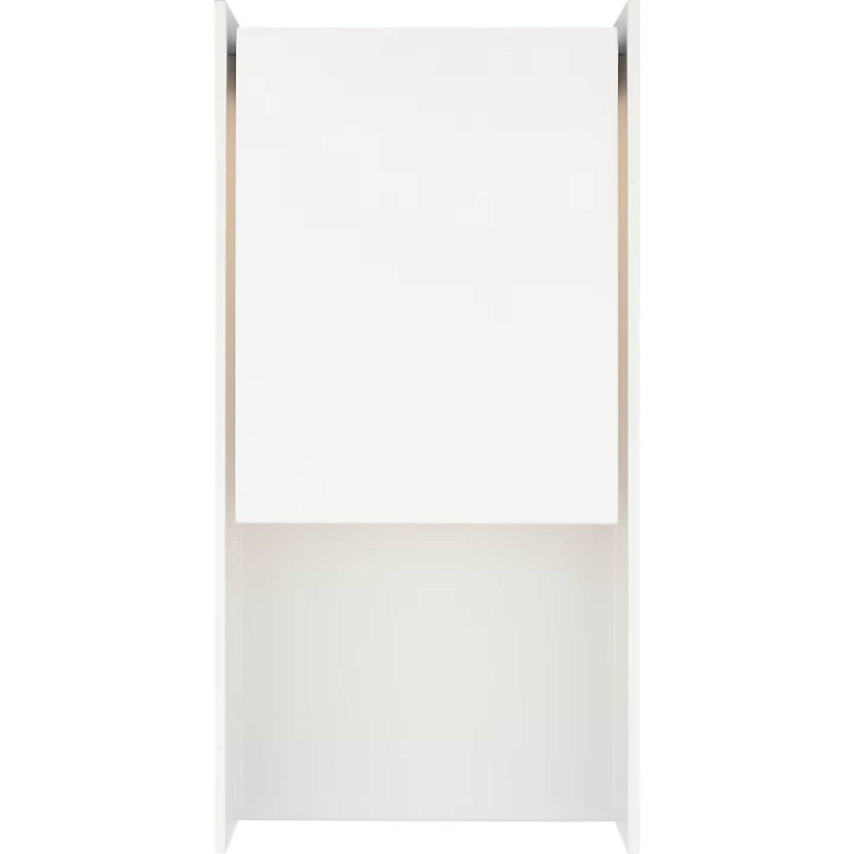 Barbara Barry Align 15" Shielded Wall Light in Plaster White W7.75" x H15.5" x E4.75"