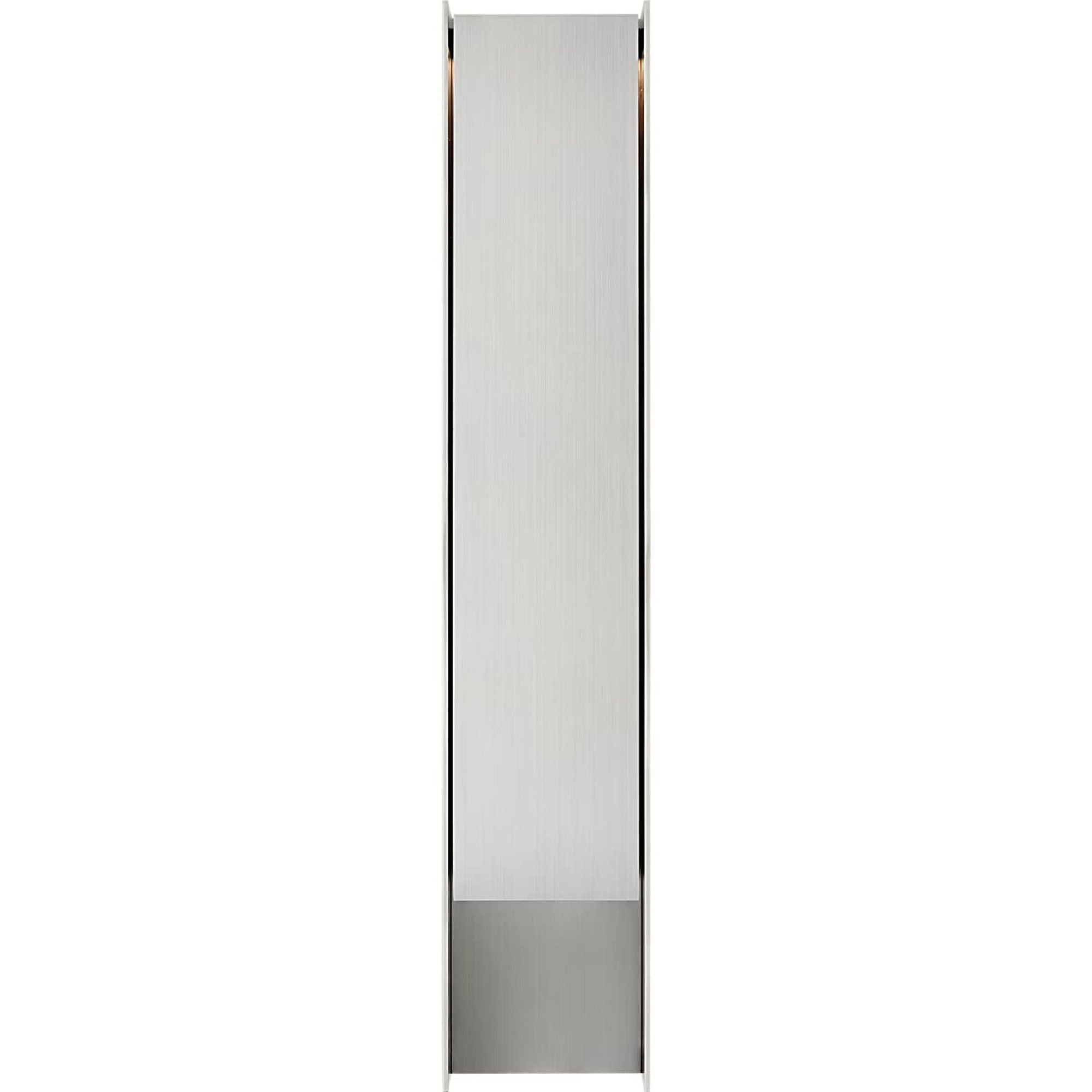 Barbara Barry Align 41" Shielded Wall Light in Stainless Steel W7.75" x H41" x E4.75"