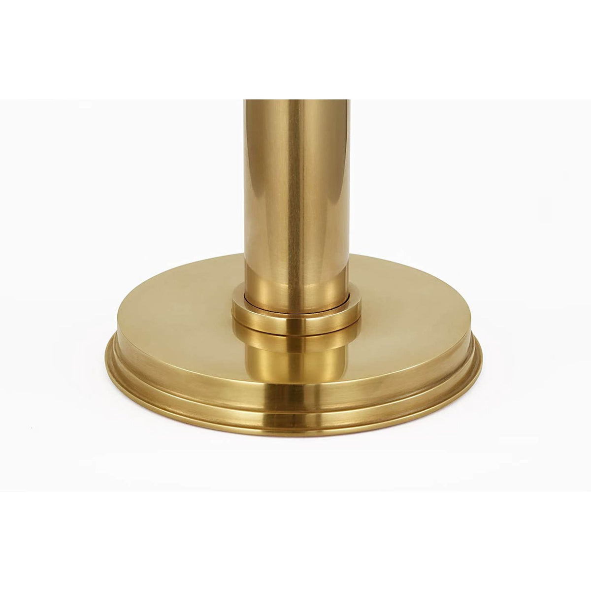 Chapman & Myers Connie 12" Cordless Accent Lamp in Antique-Burnished Brass with Silk Pleated Shade W6.5" x H12"