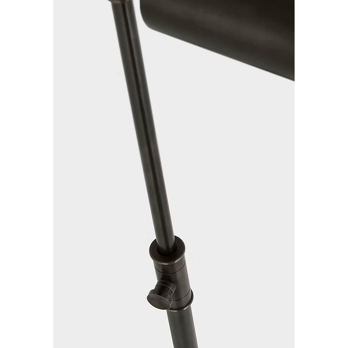 Chapman & Myers Lawton Medium Adjustable Pharmacy Lamp in Bronze W6" x H41" - 52" x E10" - 15.5"