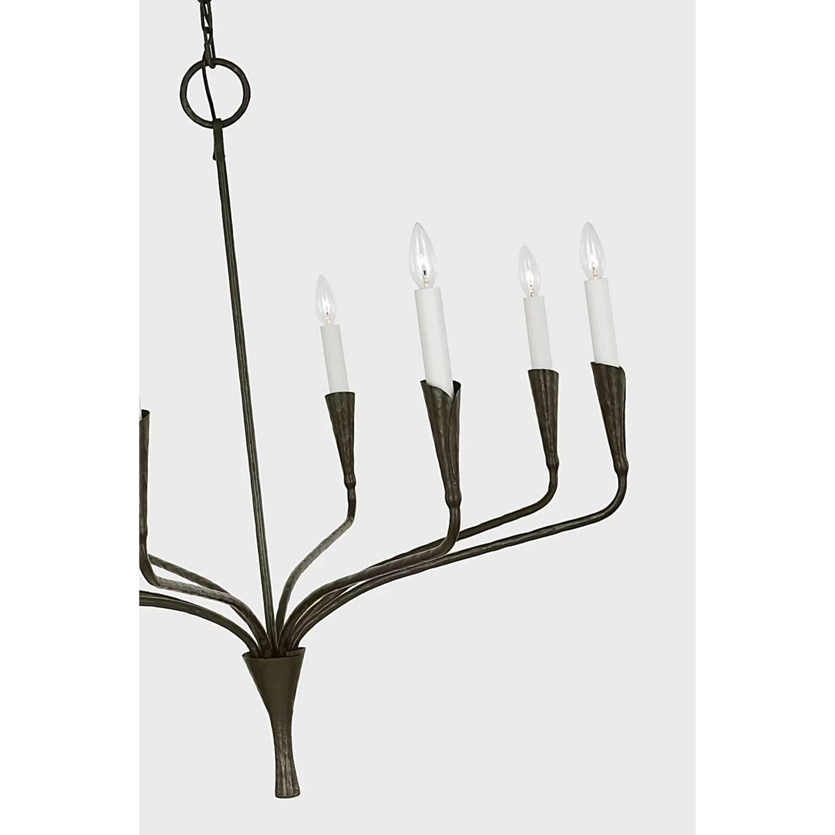Chapman & Myers Aiden 40" Single Tier Chandelier in Aged Iron W39.75" x H38.5"