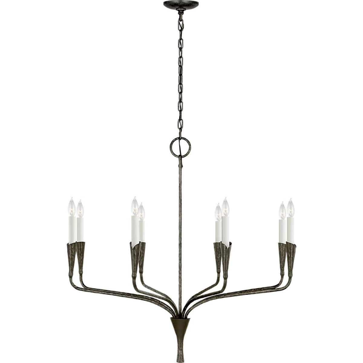 Chapman & Myers Aiden 40" Single Tier Chandelier in Aged Iron W39.75" x H38.5"