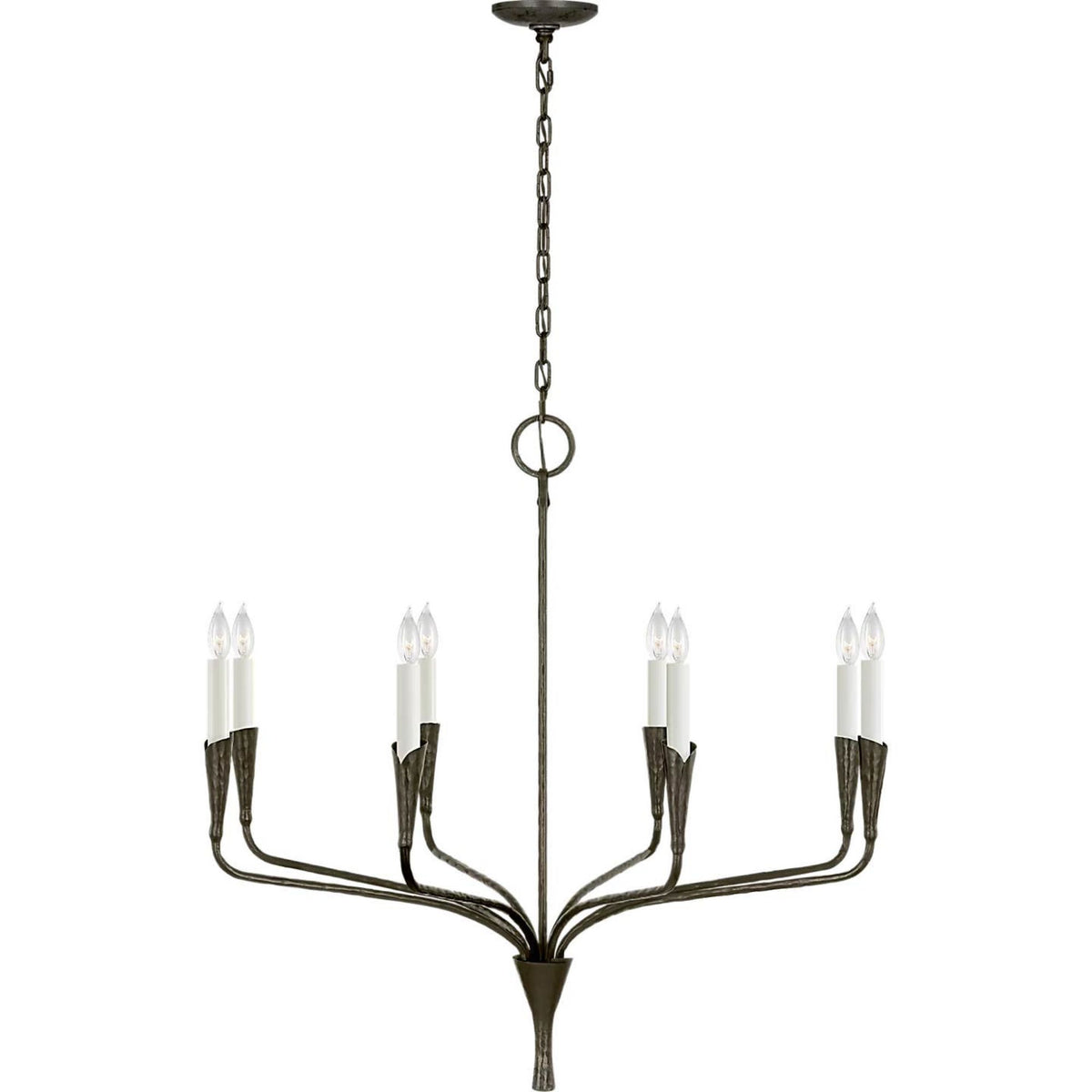 Chapman & Myers Aiden 40" Single Tier Chandelier in Aged Iron W39.75" x H38.5"
