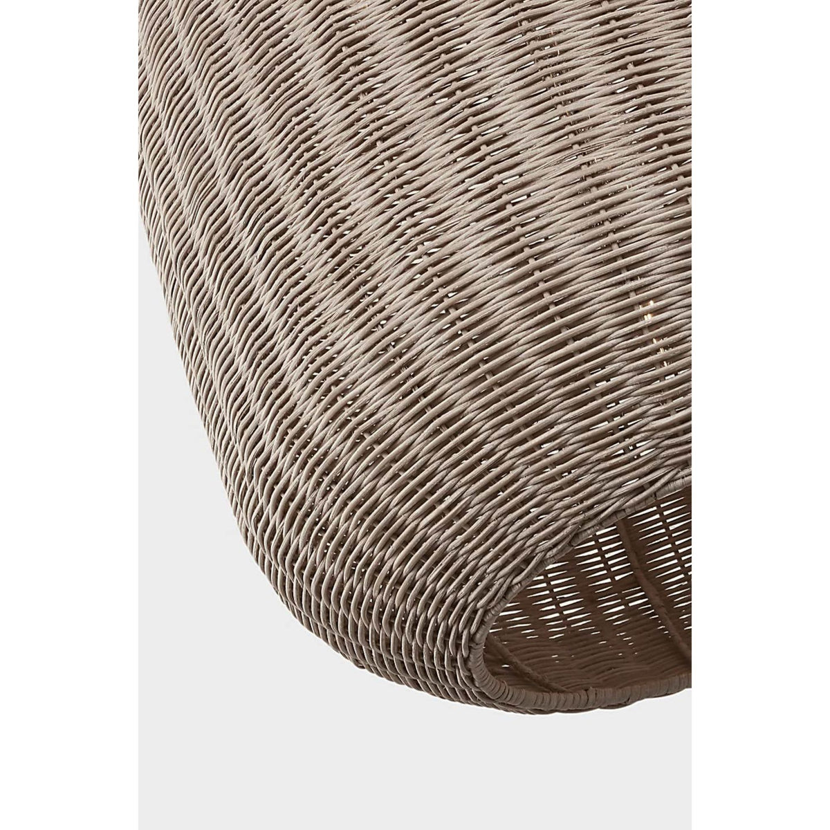 Chapman & Myers Kokomo 20" Elongated Pendant in Bronze with Ash Wicker Shade W20" x H44.25"
