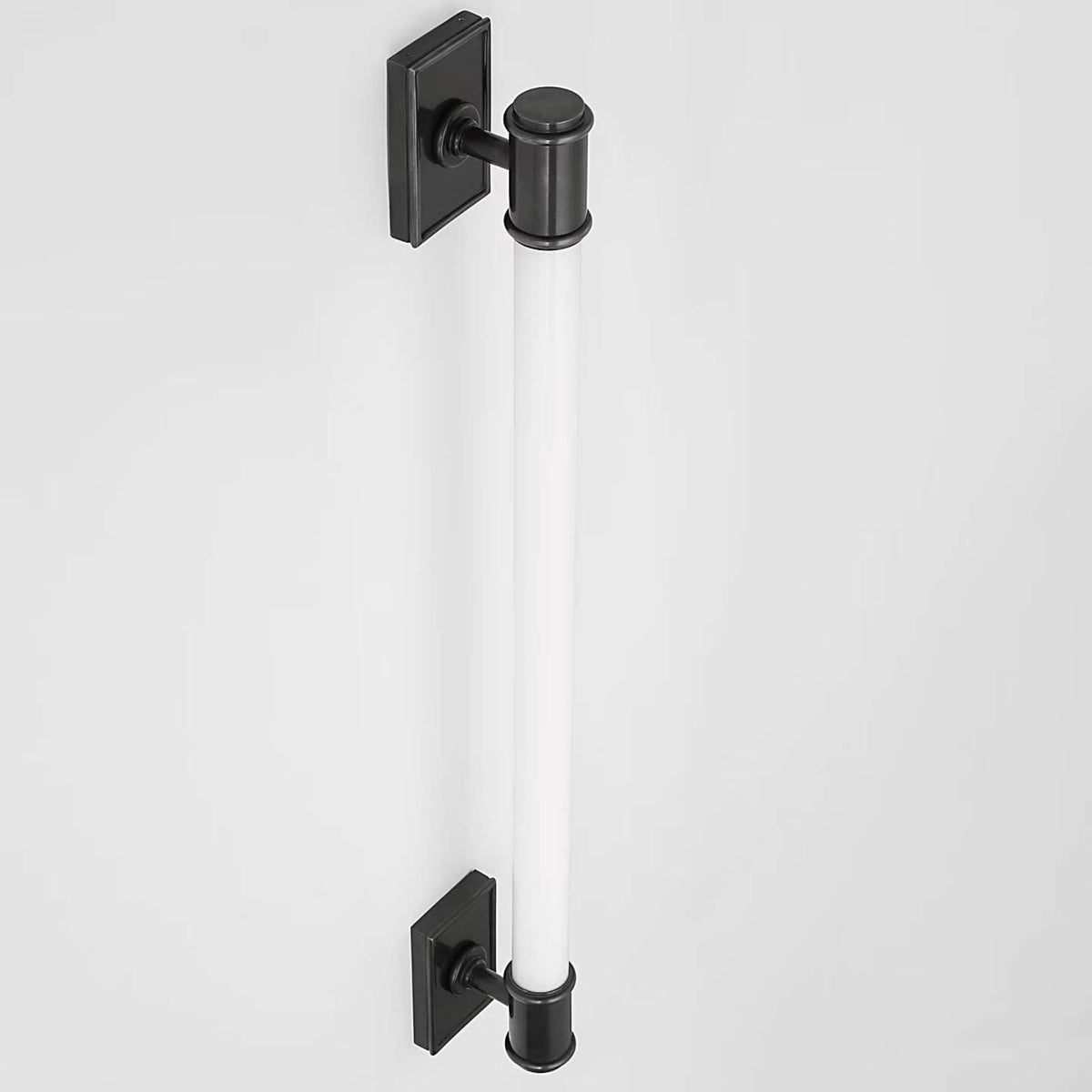 Chapman & Myers Owen 30" Linear Bath Light in Bronze with White Glass W2.75" x H30" x E4"