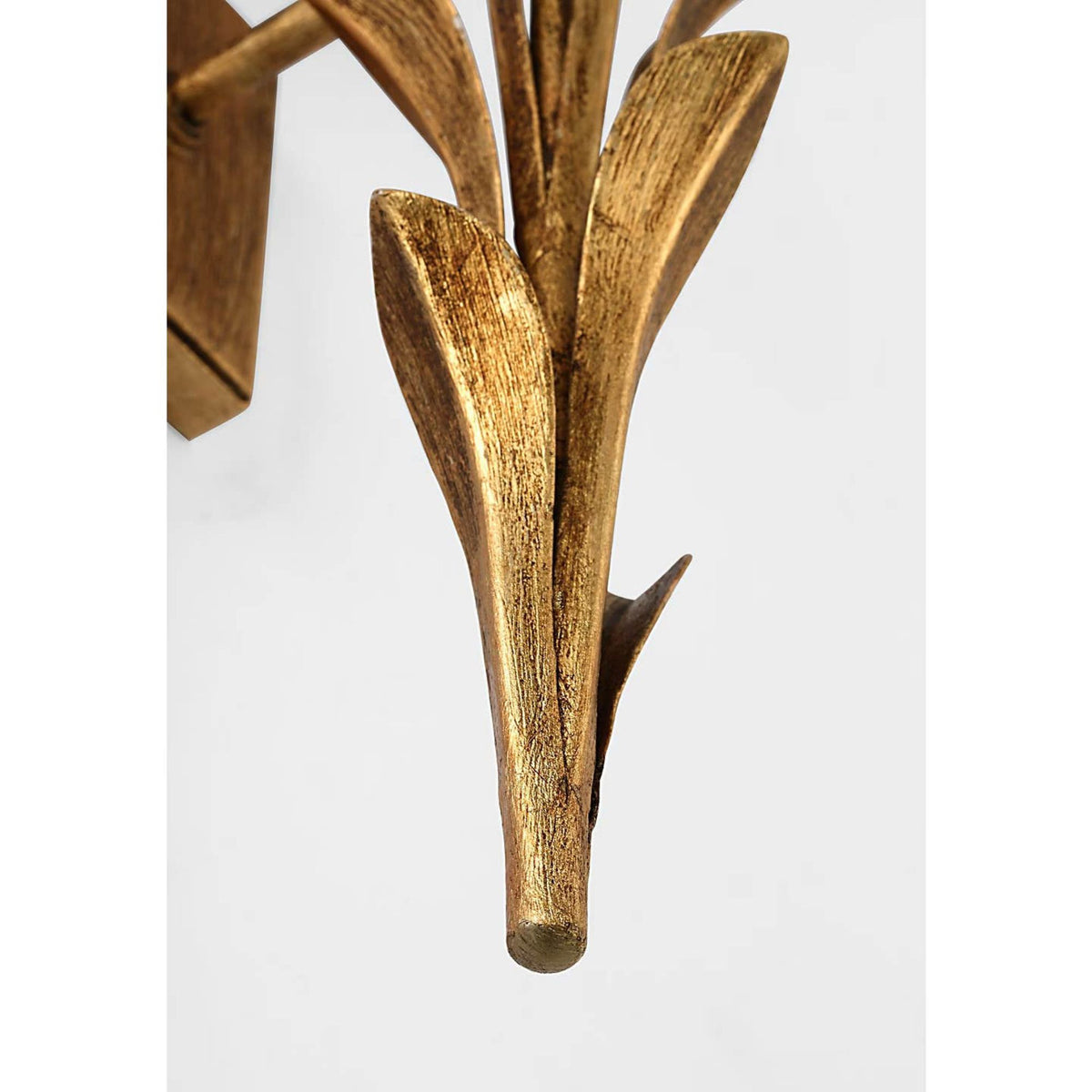 Chapman & Myers Provenz 20" Tail Sconce in French Gild with Linen Shade W8" x H20" x E8.25"