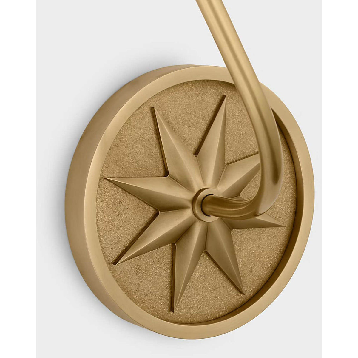 Chapman & Myers Polaris 15" Sconce in Antique-Burnished Brass with Linen Shade W6" x H14.75" x E7"