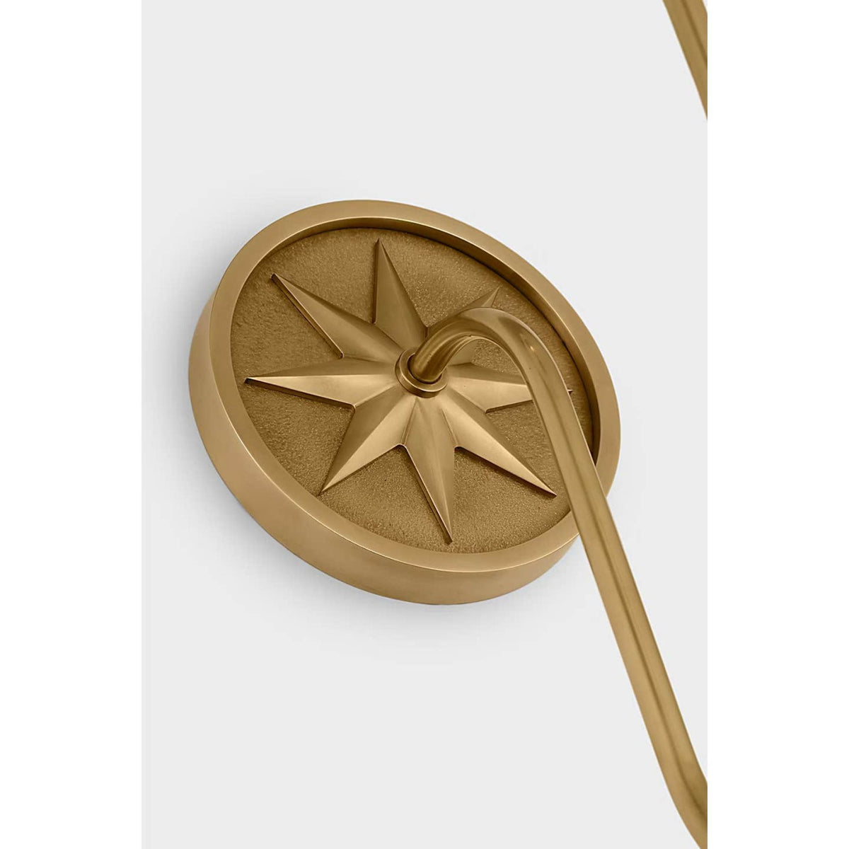 Chapman & Myers Polaris 17" Single Sconce in Antique-Burnished Brass with Linen Shade W6" x H16.5" x E10"