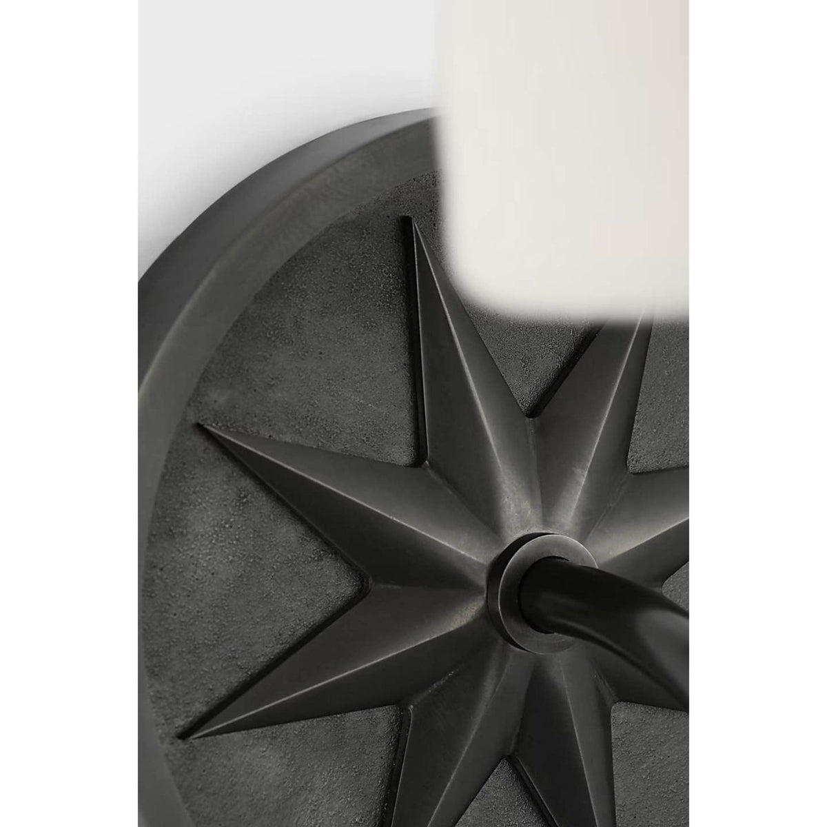 Chapman & Myers Polaris 17" Single Sconce in Bronze with Linen Shade W6" x H16.5" x E10"