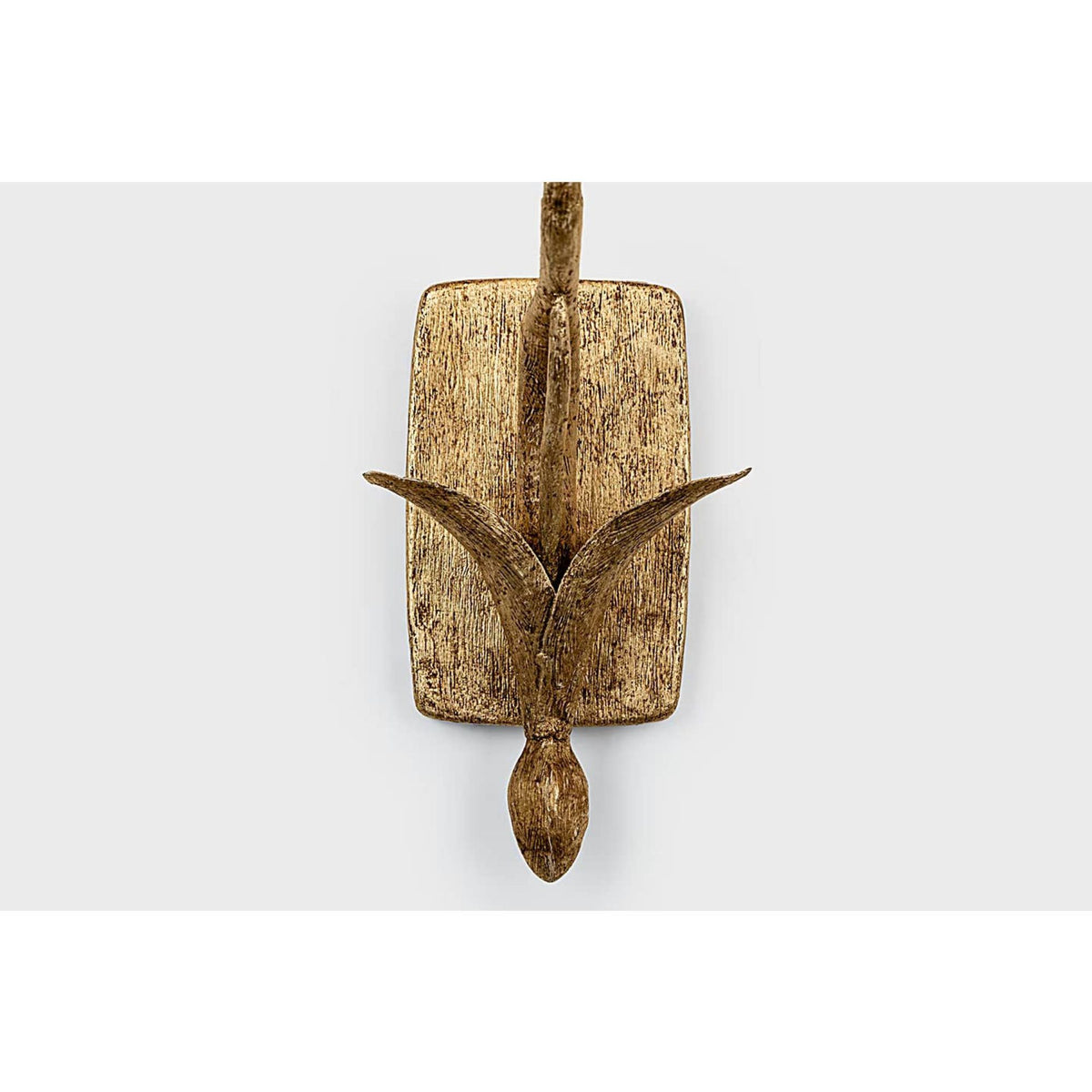 Chapman & Myers Amalfi 15" Sconce in Milano Gold with Linen Shade W5" x H15.25" x E7.5"