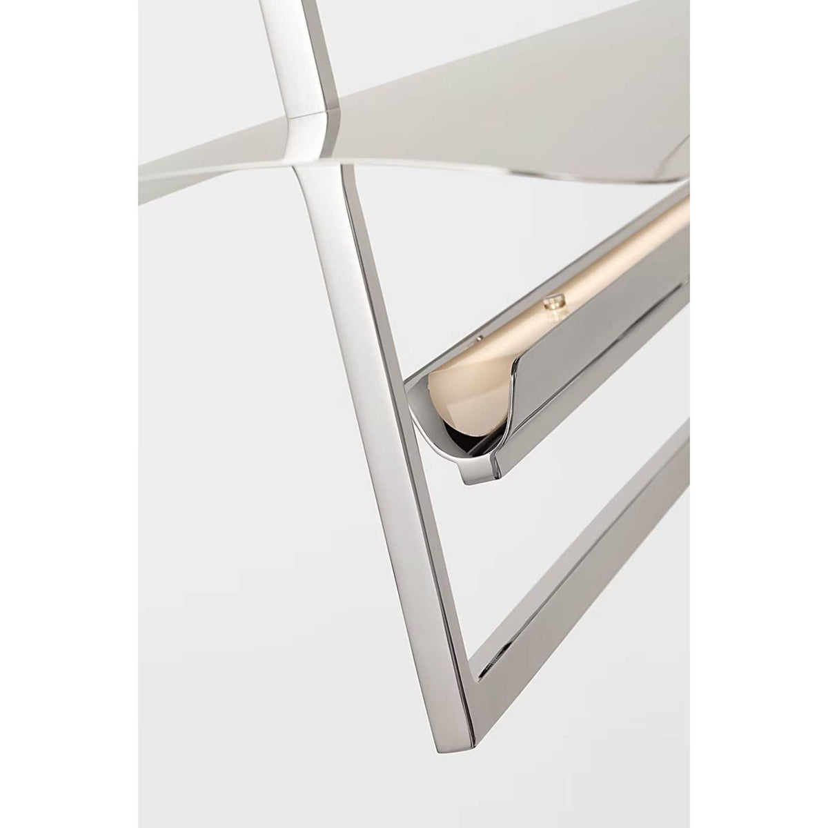 Ian K. Fowler Tristan 54" Reflector Linear Chandelier in Polished Nickel W10" x 54"