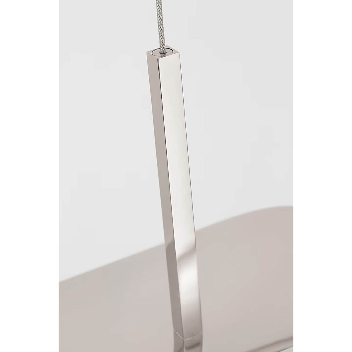 Ian K. Fowler Tristan 54" Reflector Linear Chandelier in Polished Nickel W10" x 54"