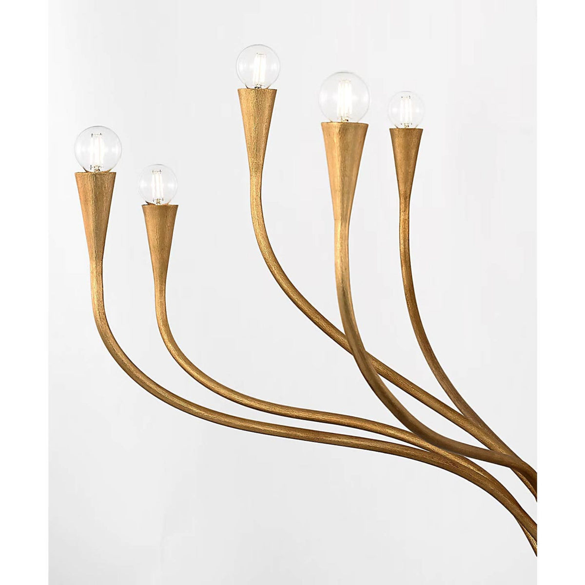 Julie Neill Marini 43" Chandelier in Antique Gold Leaf W43.25" x H29.75"
