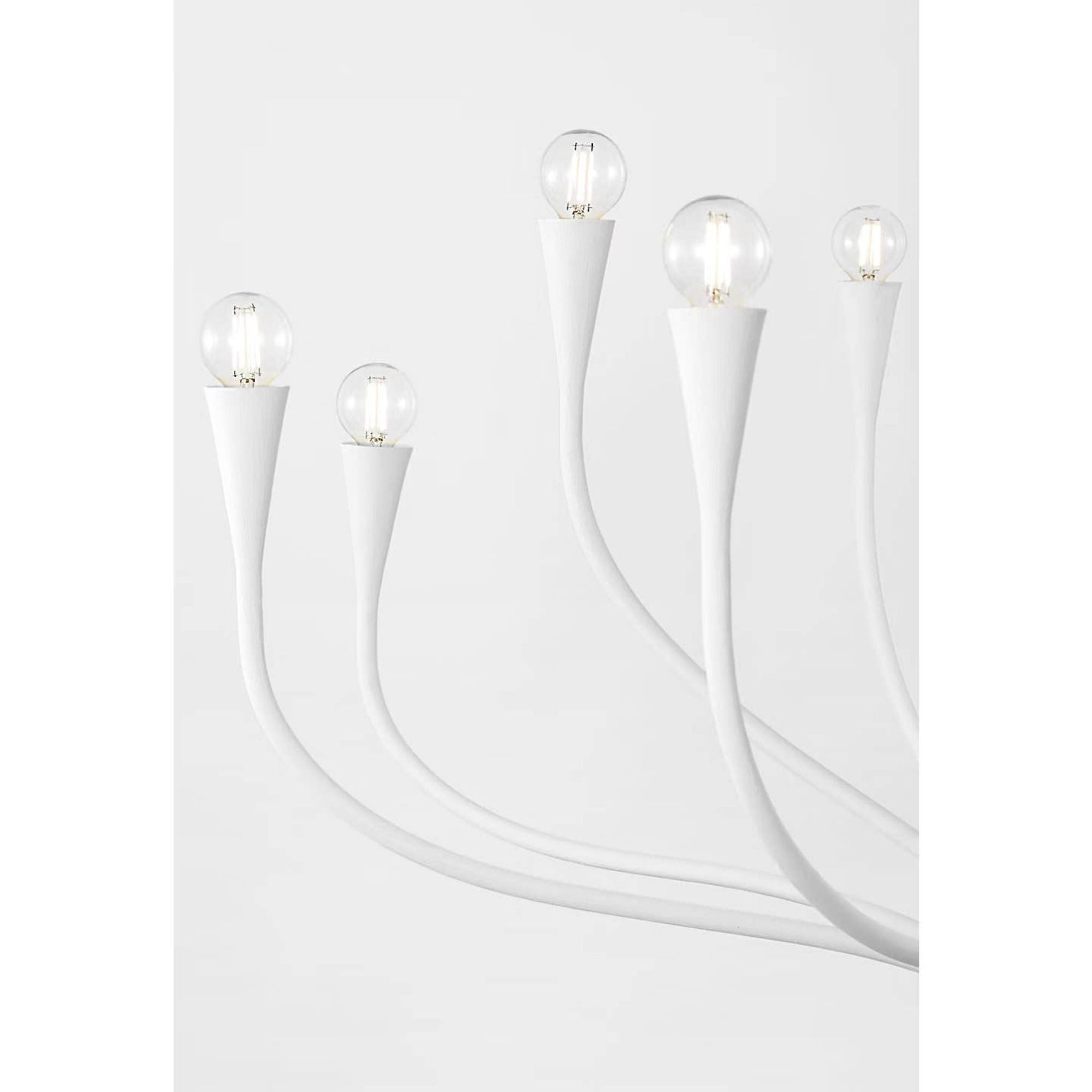 Julie Neill Marini 43" Chandelier in Plaster White W43.25" x H29.75"