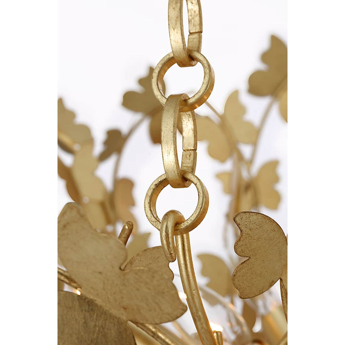 Julie Neill Farfalle 30" Basket Chandelier in Gild W29.25" x H31.25"