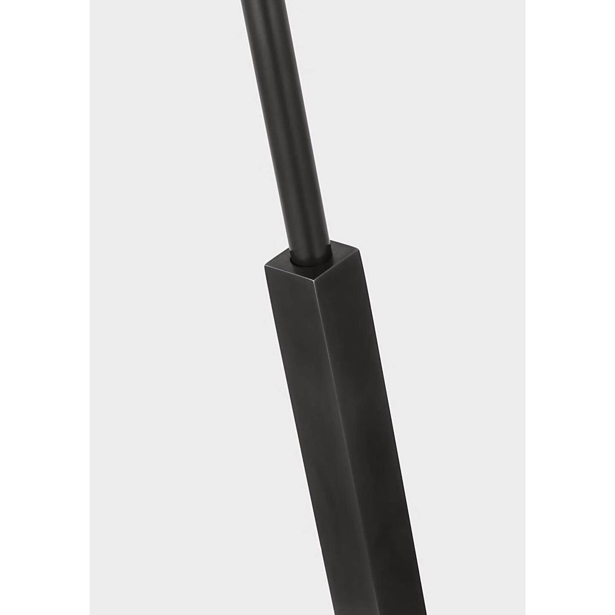 J. Randall Powers Hackney Cordless Floor Lamp in Bronze with Linen Shade W14" x H52.25"
