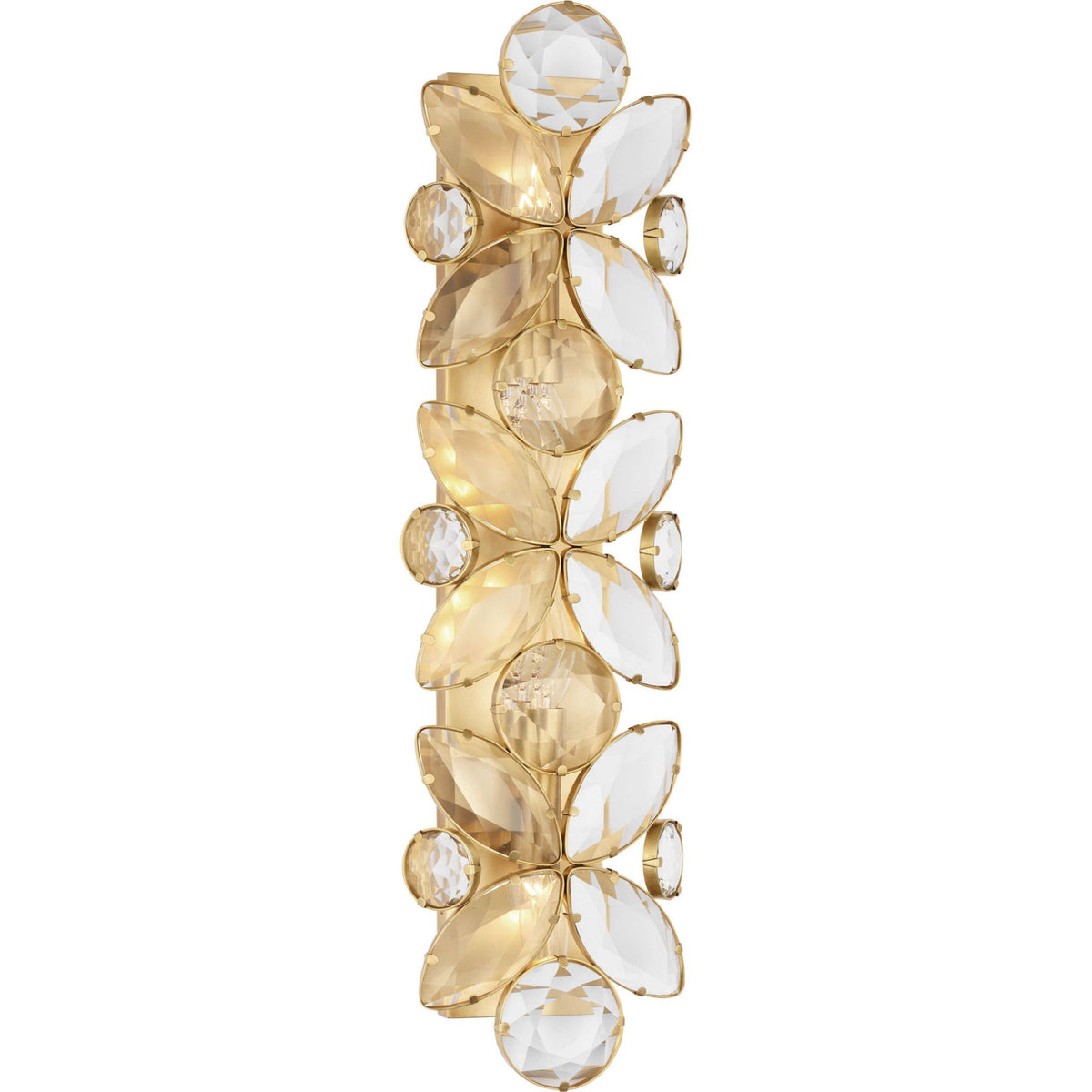 kate spade new york Lloyd 26" Sconce in Soft Brass with Crystal W7.25" x H25.75" x E4"