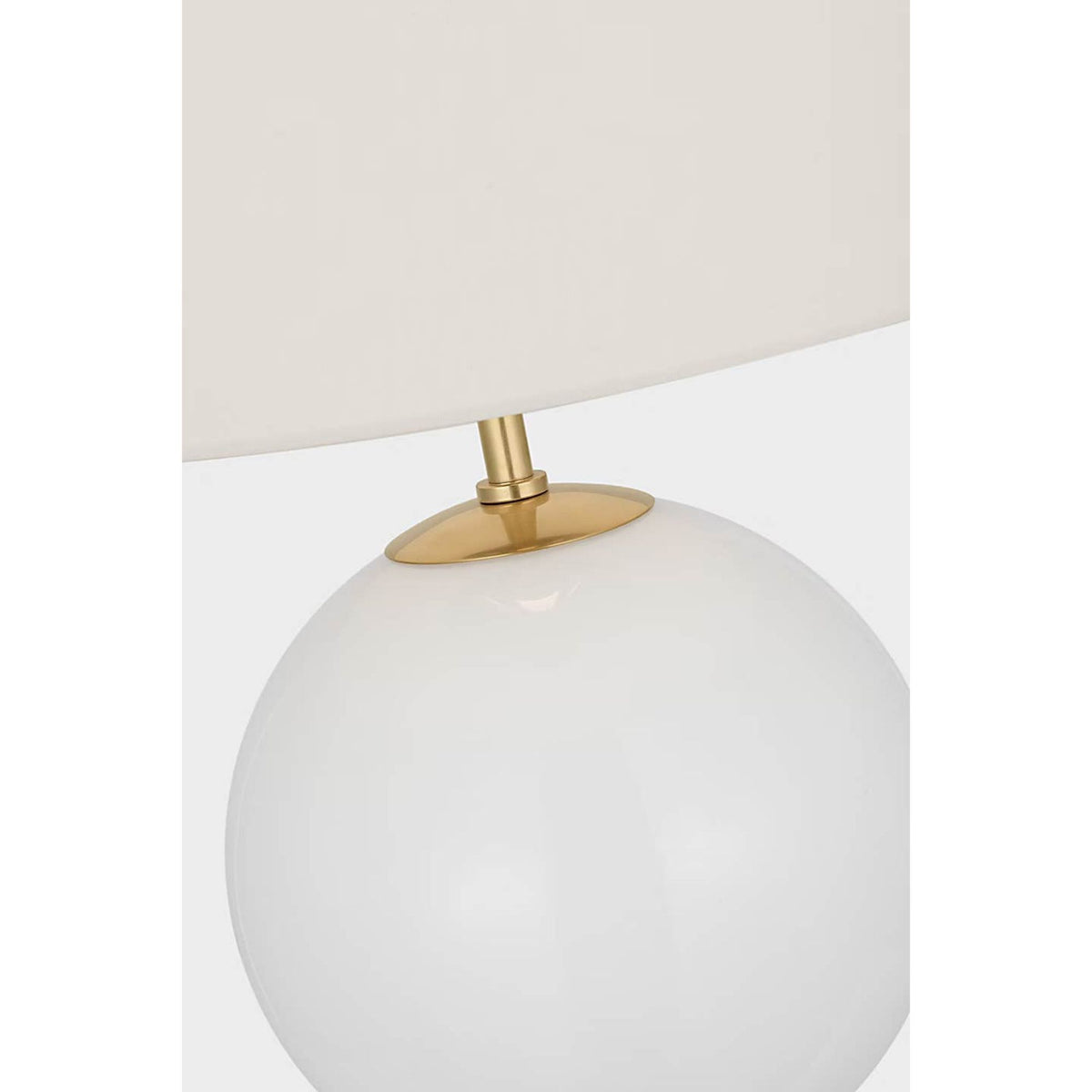 kate spade new york Elsie Cordless Table Lamp in Cream with Linen Shade W16" x H25.75"