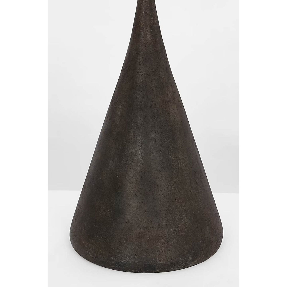 Kelly Wearstler Zealous 62" Floor Lamp in Garden Bronze with Linen Shade W26" x H61.5"