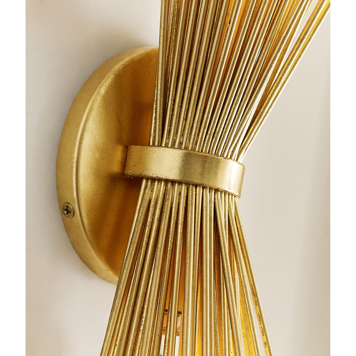 Kelly Wearstler Strada Small Sconce in Gild W9" x H19.25" x E5.25"