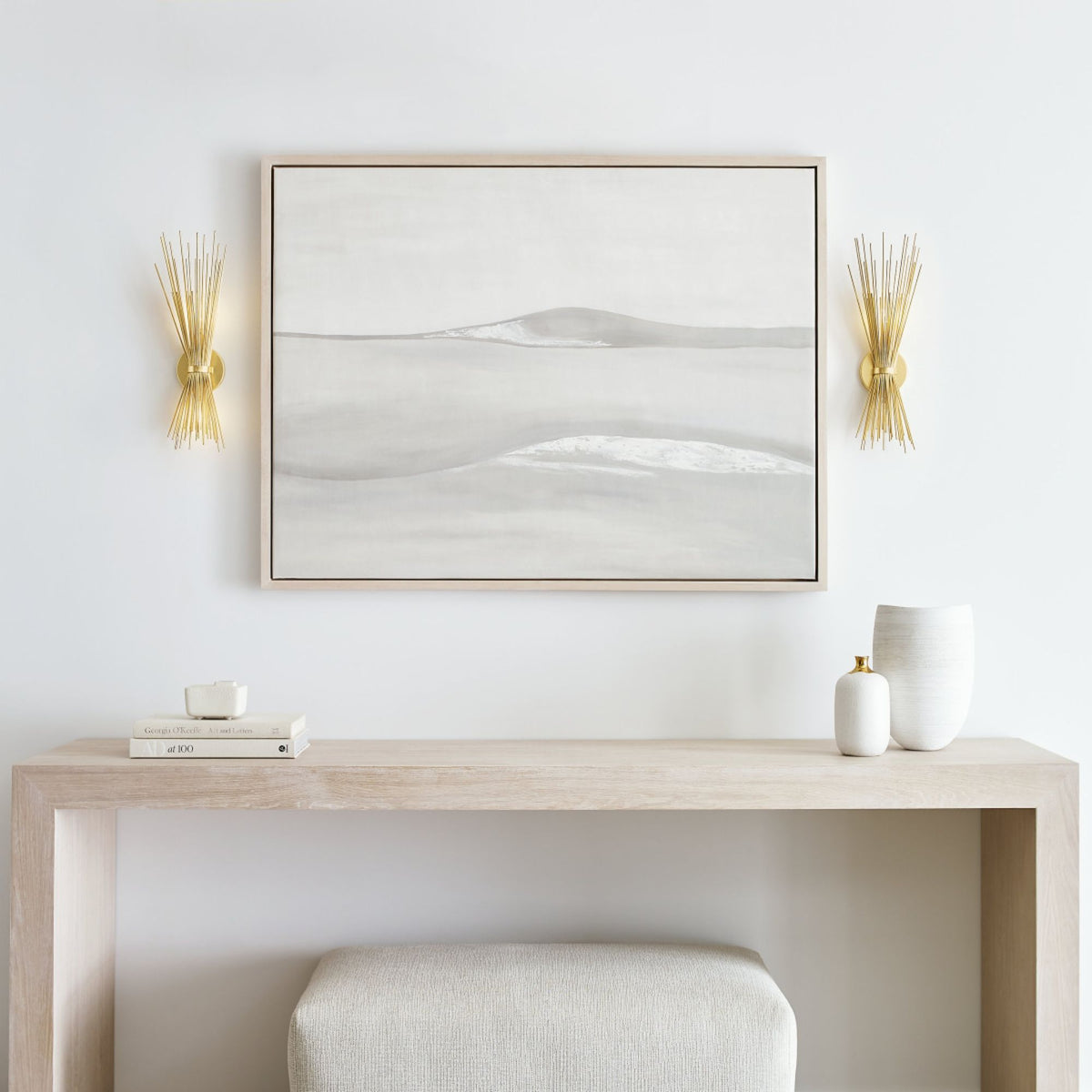 Kelly Wearstler Strada Small Sconce in Gild W9" x H19.25" x E5.25"