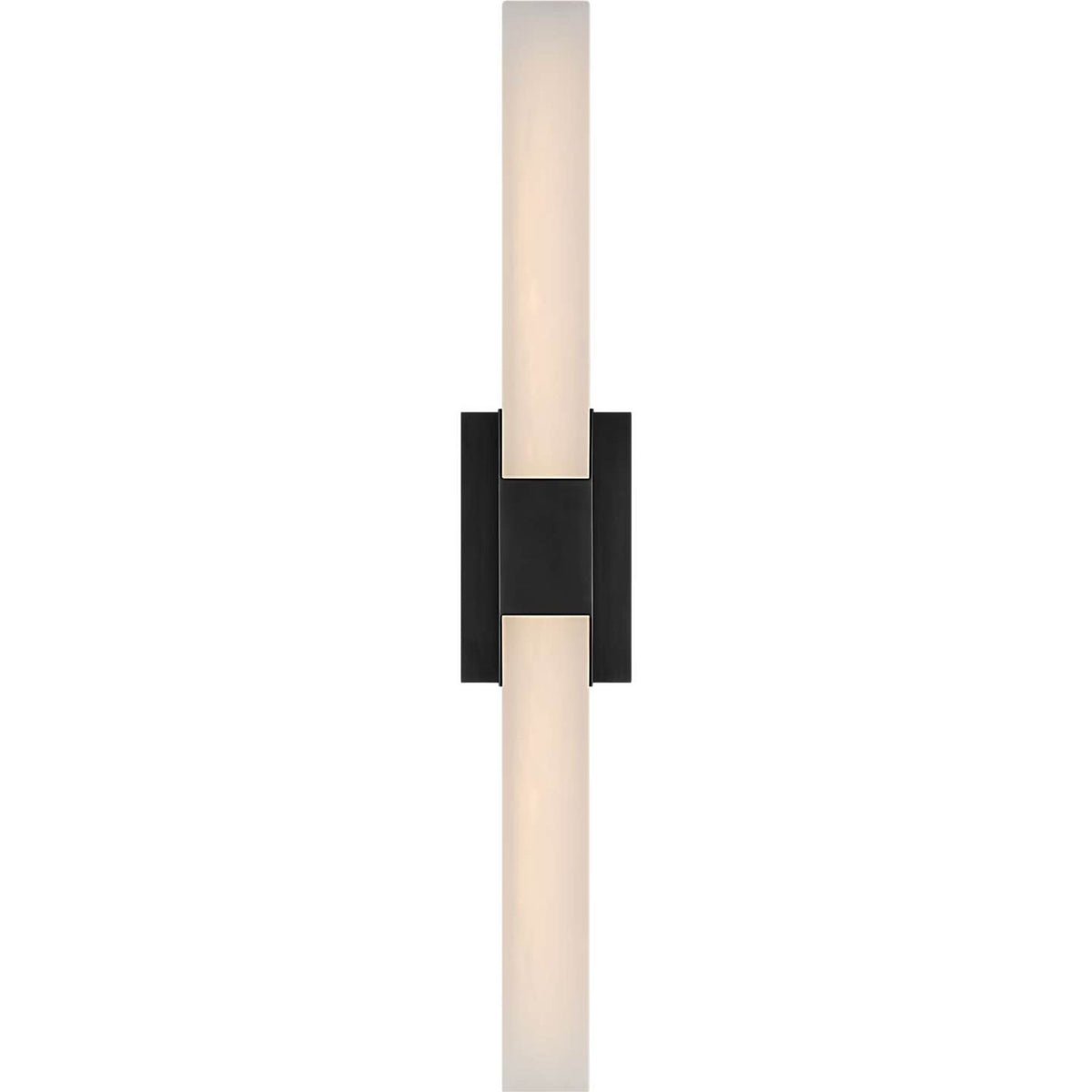 Kelly Wearstler Covet 28" Double Bath Light in Bronze with Alabaster W4.5" x H27.5" x E2.75"