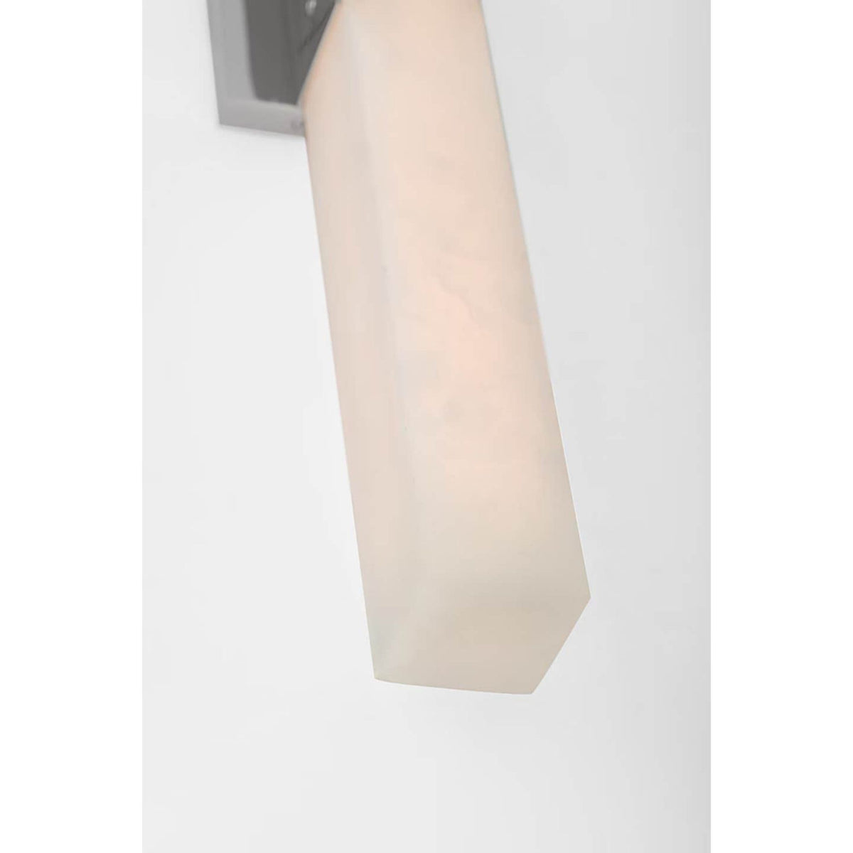 Kelly Wearstler Covet 28" Double Bath Light in Polished Nickel with Alabaster W4.5" x H27.5" x E2.75"