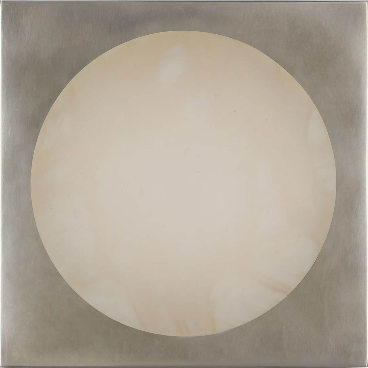 Kelly Wearstler Dichotomy 5" Sconce in Pewter with Alabaster W4.5" x H4.5" x E0.75"