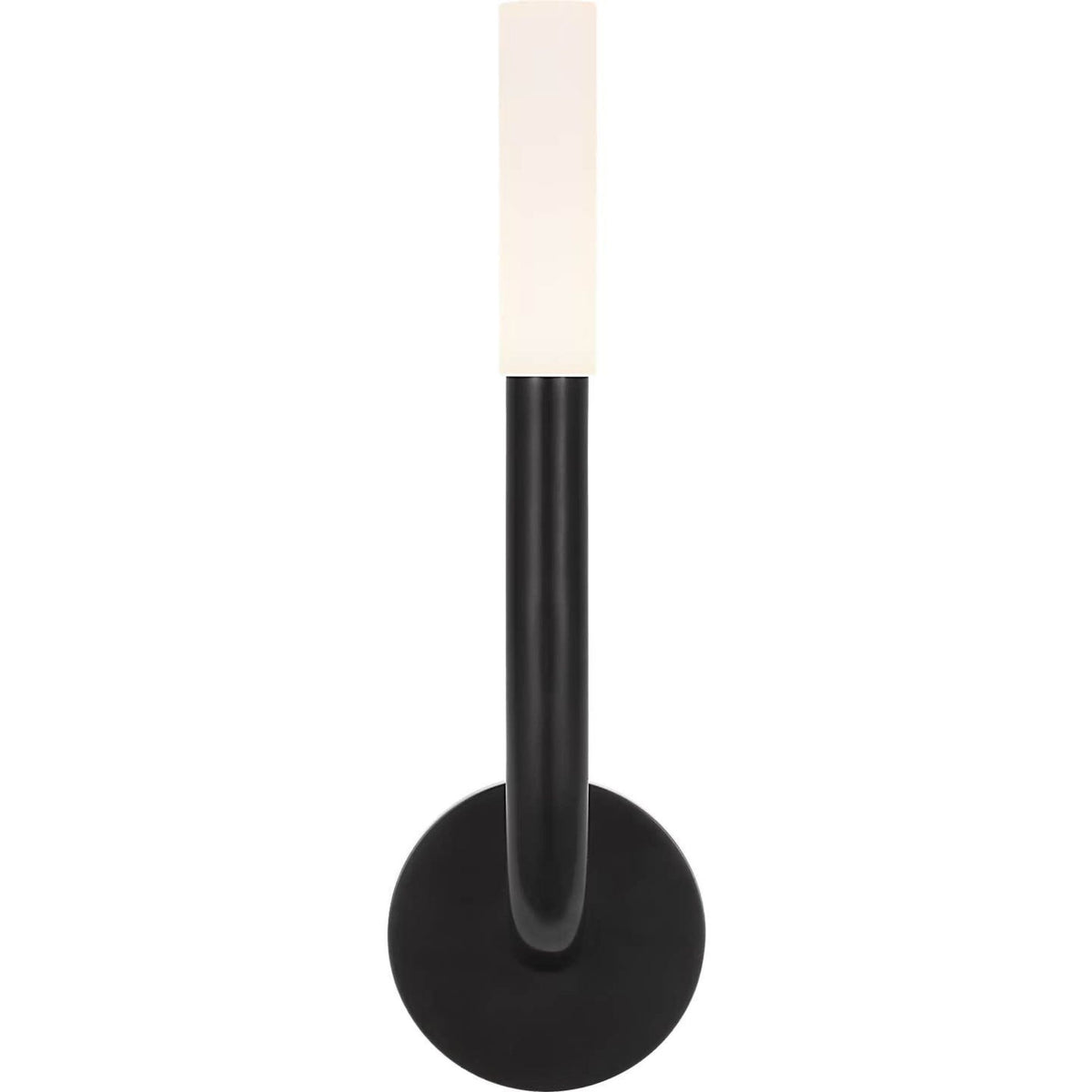 Kelly Wearstler Rousseau 15" Single Sconce in Bronze with Etched Crystal W4.5" x H15.25" x E3.75"