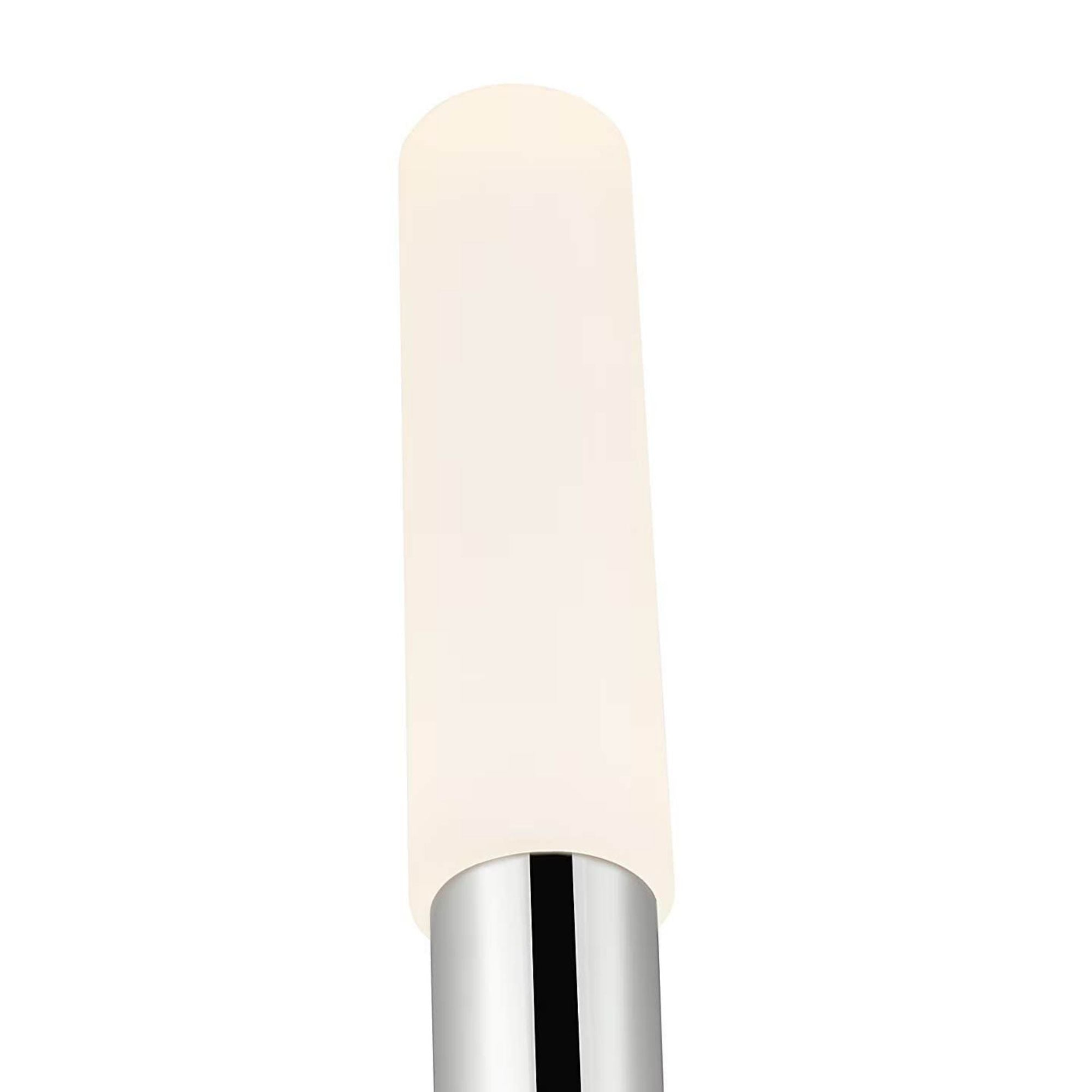 Kelly Wearstler Rousseau 15" Single Sconce in Polished Nickel with Etched Crystal W4.5" x H15.25" x E3.75"