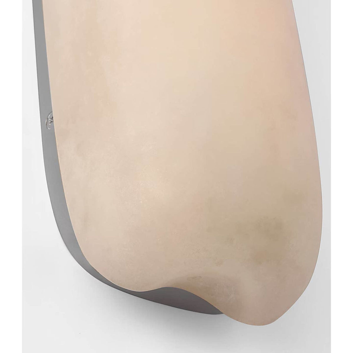 Kelly Wearstler Formosa 26" Linear Sconce in Alabaster and Polished Nickel W4.75" x H25.75" x E3.25"