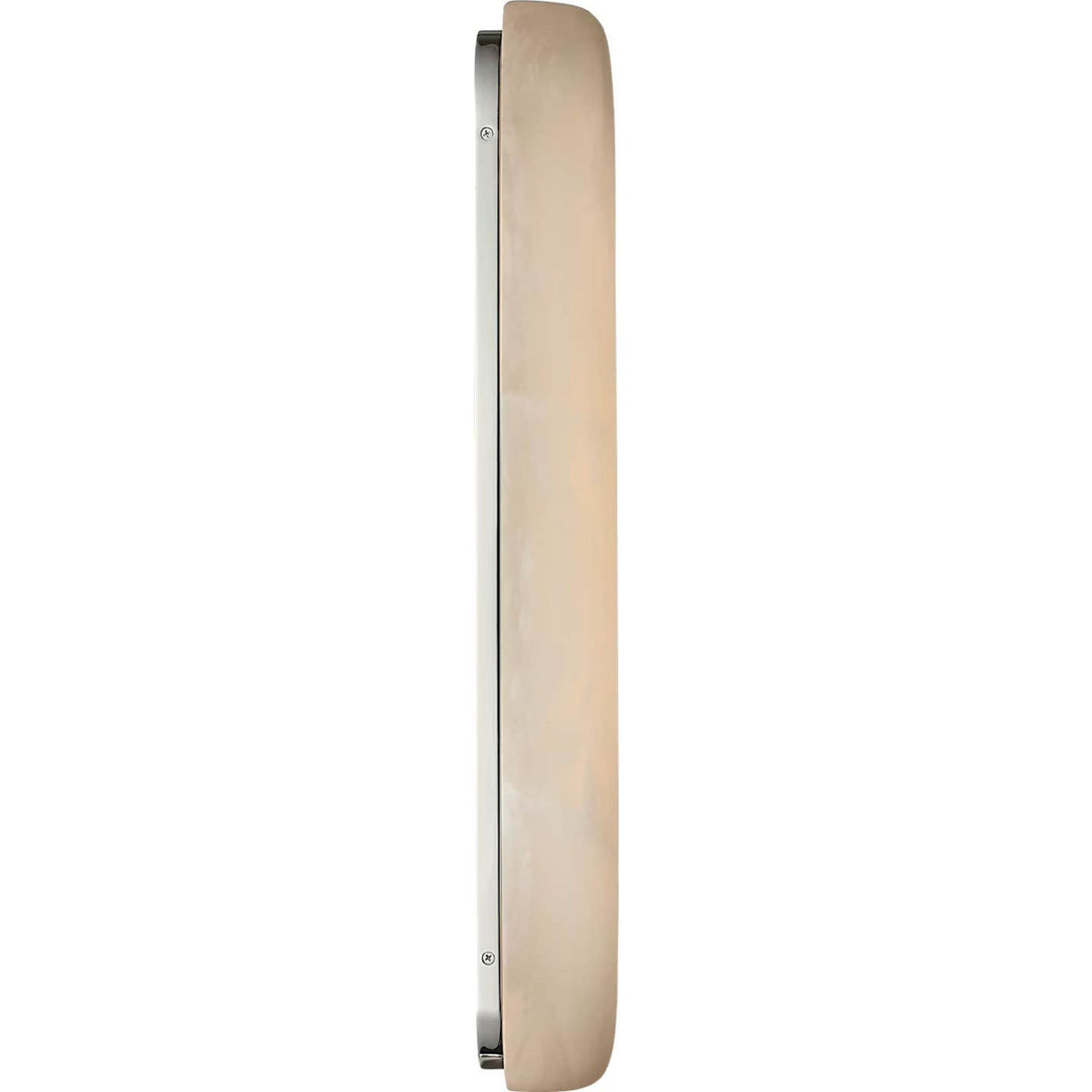 Kelly Wearstler Formosa 26" Linear Sconce in Alabaster and Polished Nickel W4.75" x H25.75" x E3.25"