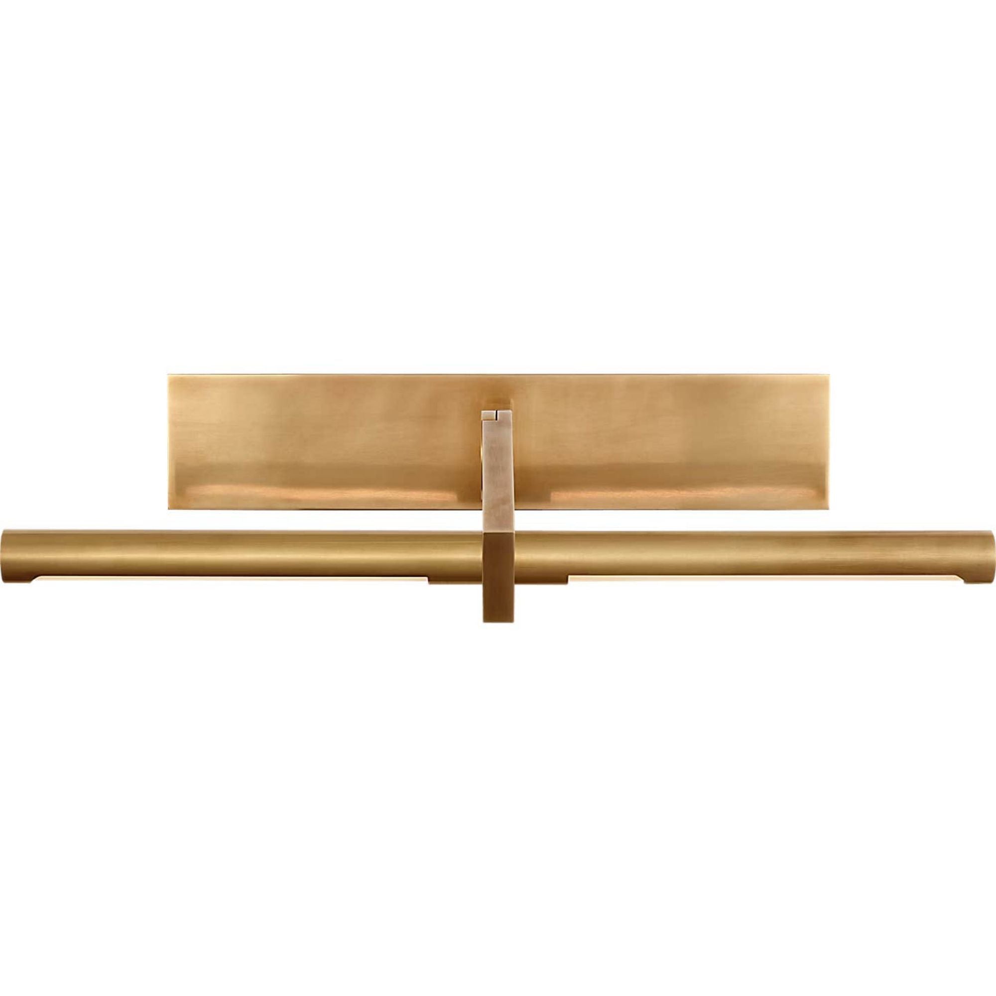 Kelly Wearstler Axis 18" Pivoting Library Light in Antique-Burnished Brass W18" x H3" - 6.25" x E12.25" - 13.25"