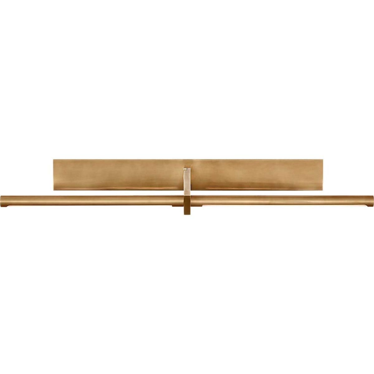 Kelly Wearstler Axis 32" Pivoting Library Light in Antique-Burnished Brass W31.5" x H3" - 6.25" x E12.25" - 13.25"