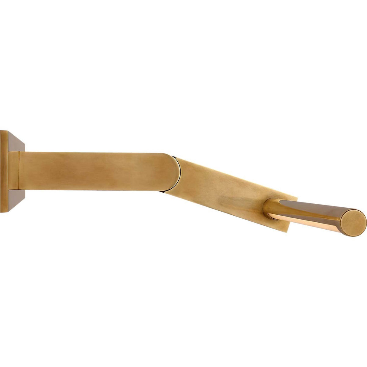 Kelly Wearstler Axis 32" Pivoting Library Light in Antique-Burnished Brass W31.5" x H3" - 6.25" x E12.25" - 13.25"