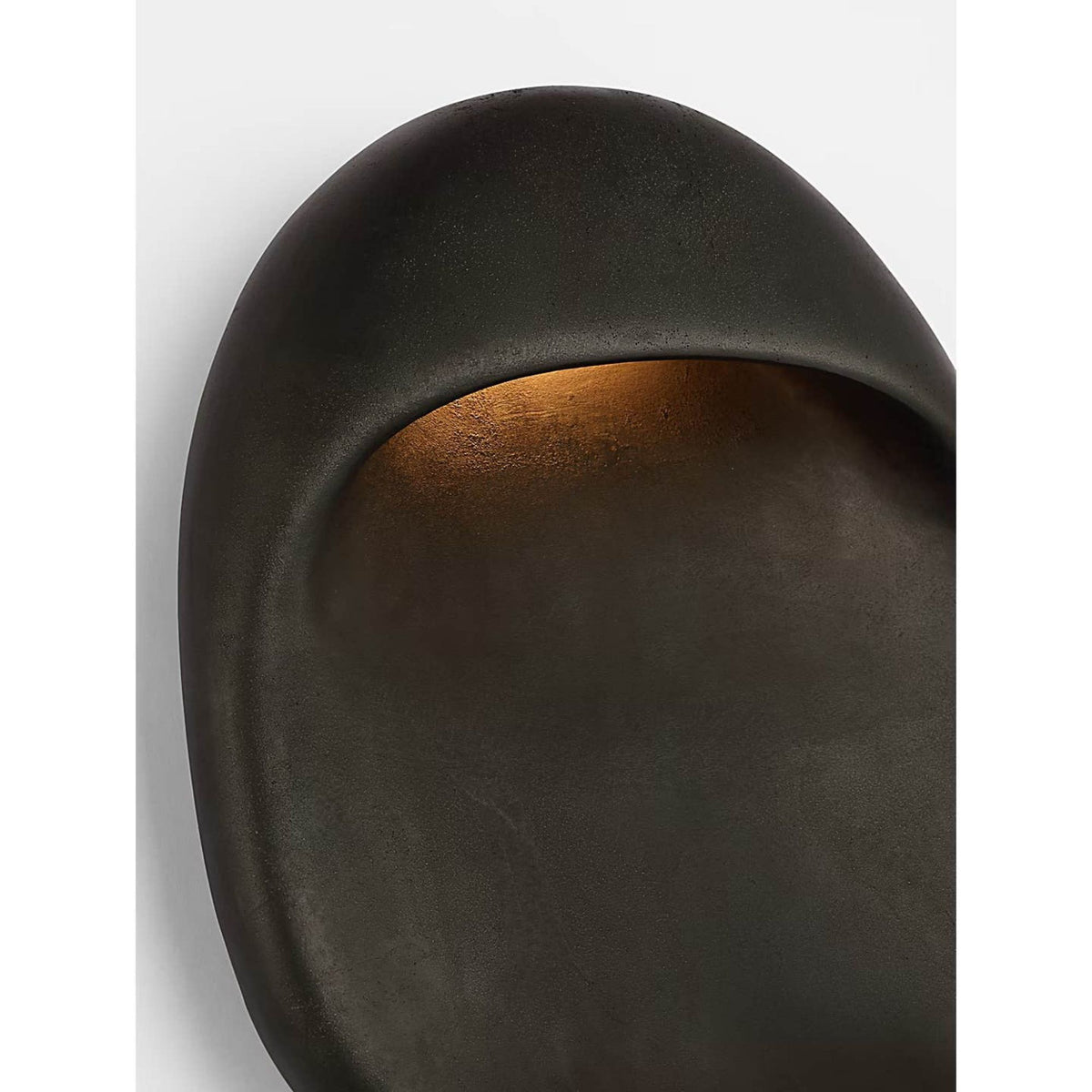 Kelly Wearstler Esculpa 14" Rounded Wall Light in Museum Bronze W12" x H14" x E4"