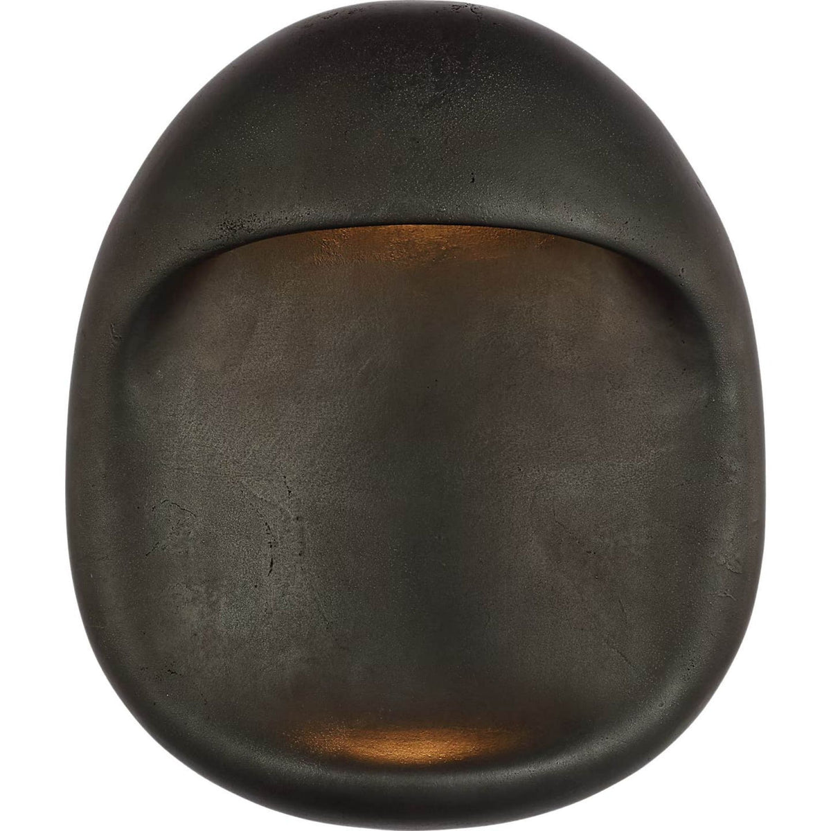 Kelly Wearstler Esculpa 14" Rounded Wall Light in Museum Bronze W12" x H14" x E4"
