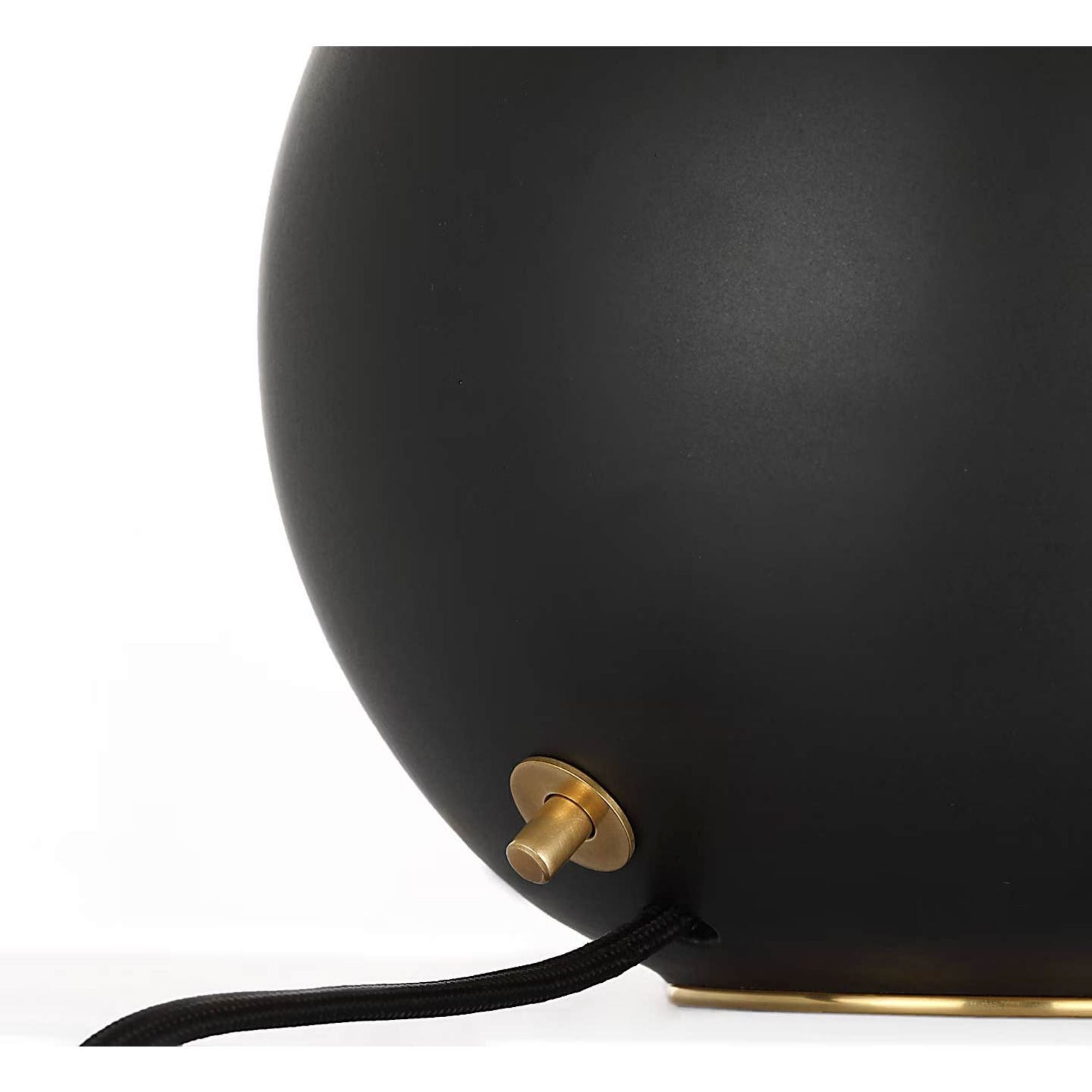 Kelly Wearstler Lindo 14" Accent Lamp in Nocturne with Linen Shade W15" x H13.75"