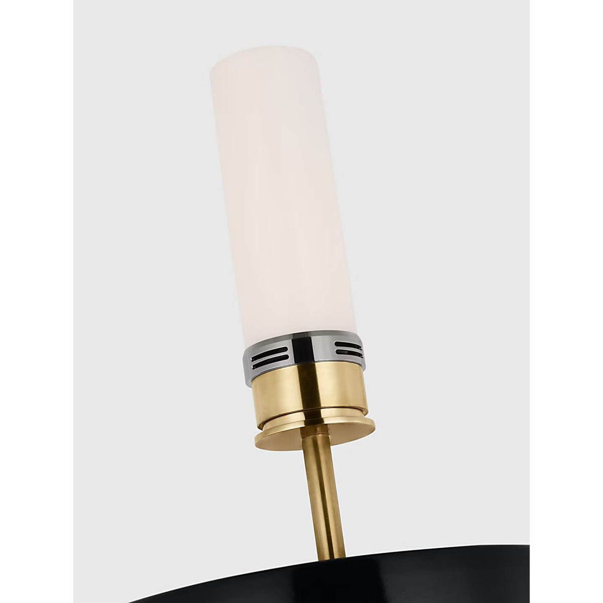 Kelly Wearstler Tiglia Tall Cordless Table Lamp in Black with Linen Shade W18.5" x H31"
