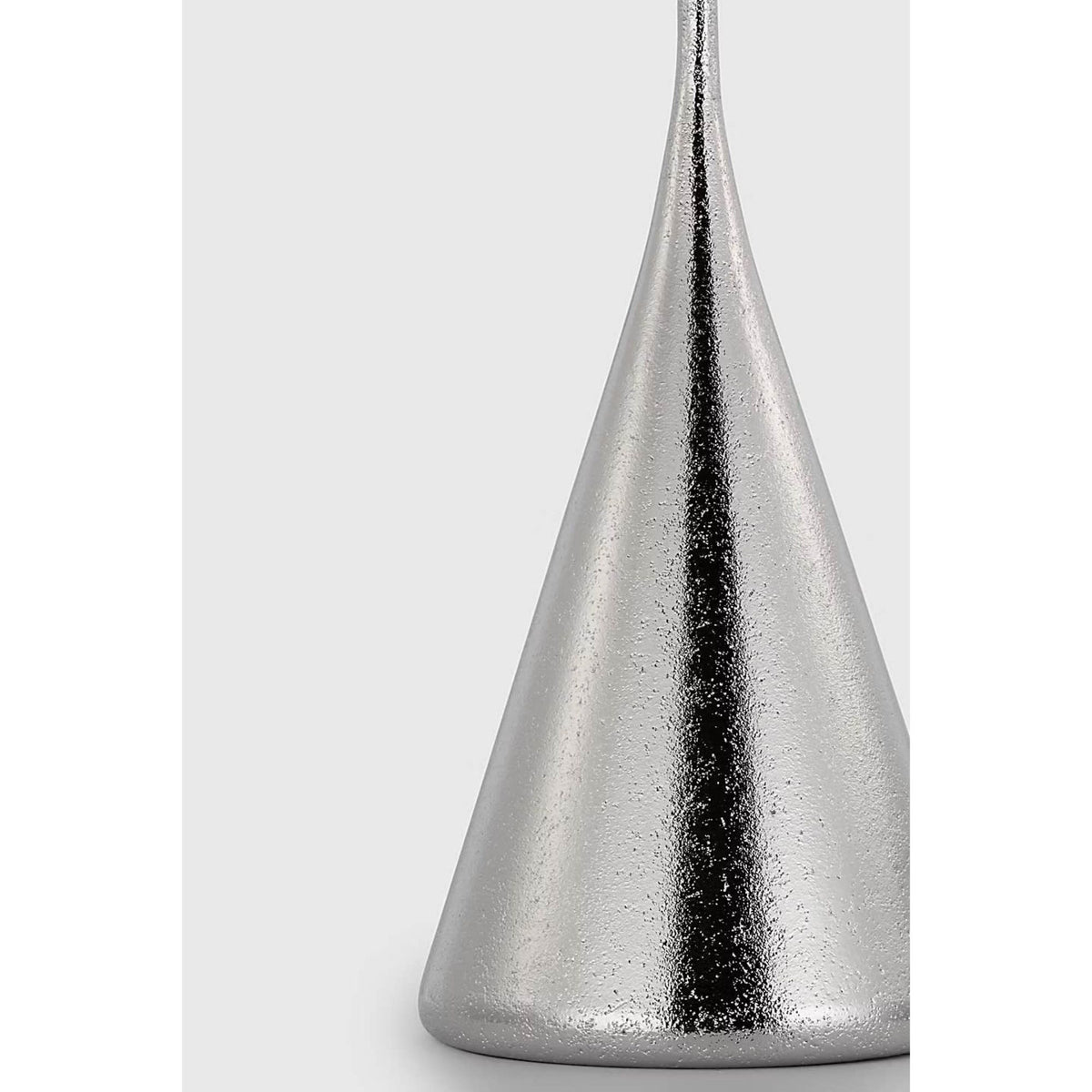 Kelly Wearstler Zealous 30" Table Lamp in Museum Nickel with Linen Shade W23" x H30"