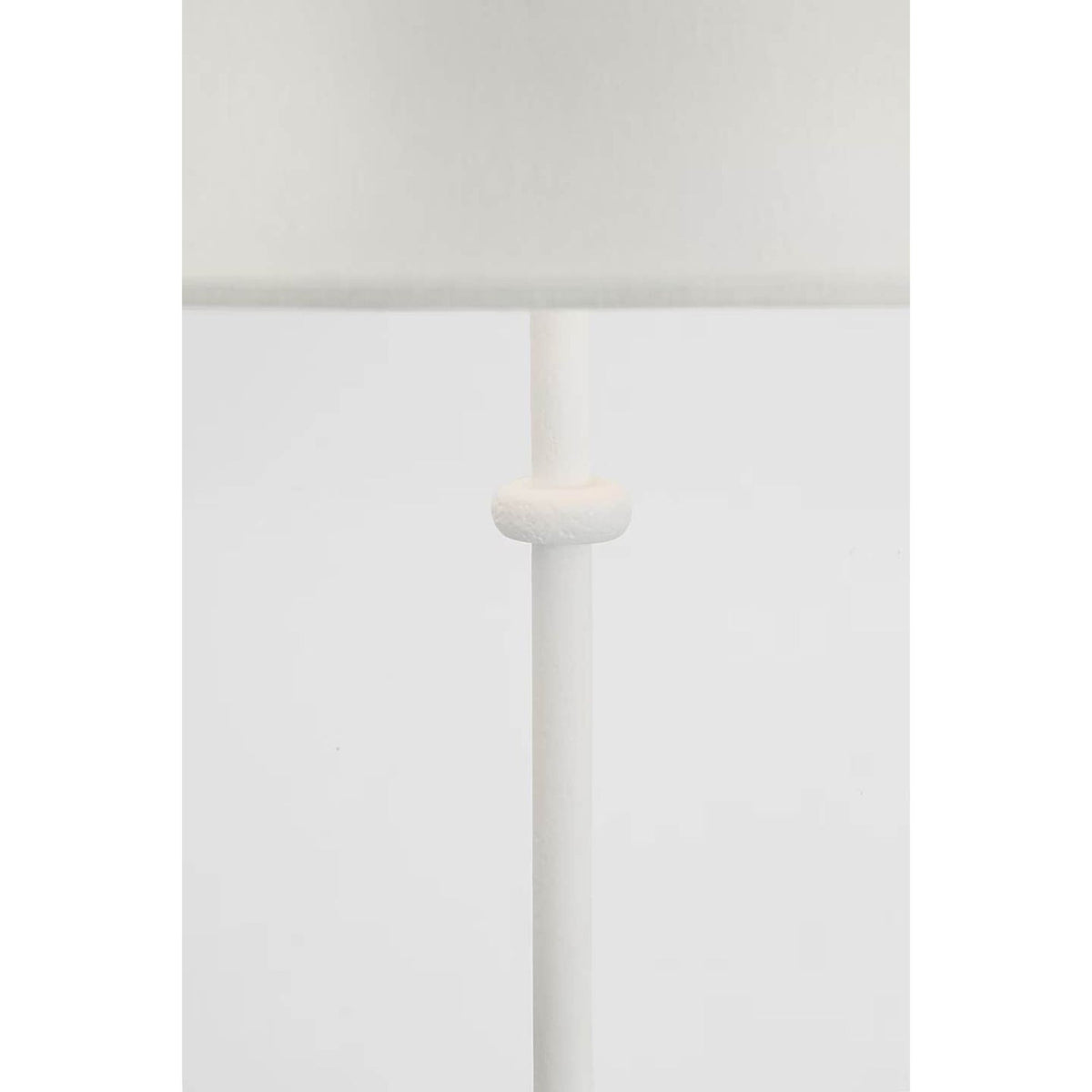 Kelly Wearstler Zealous 30" Table Lamp in Museum White with Linen Shade W23" x H30"